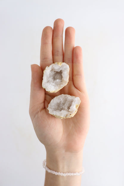 Calcite Cut Geodes Flat