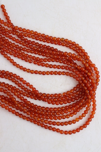 Carnelian 6mm Round Beads