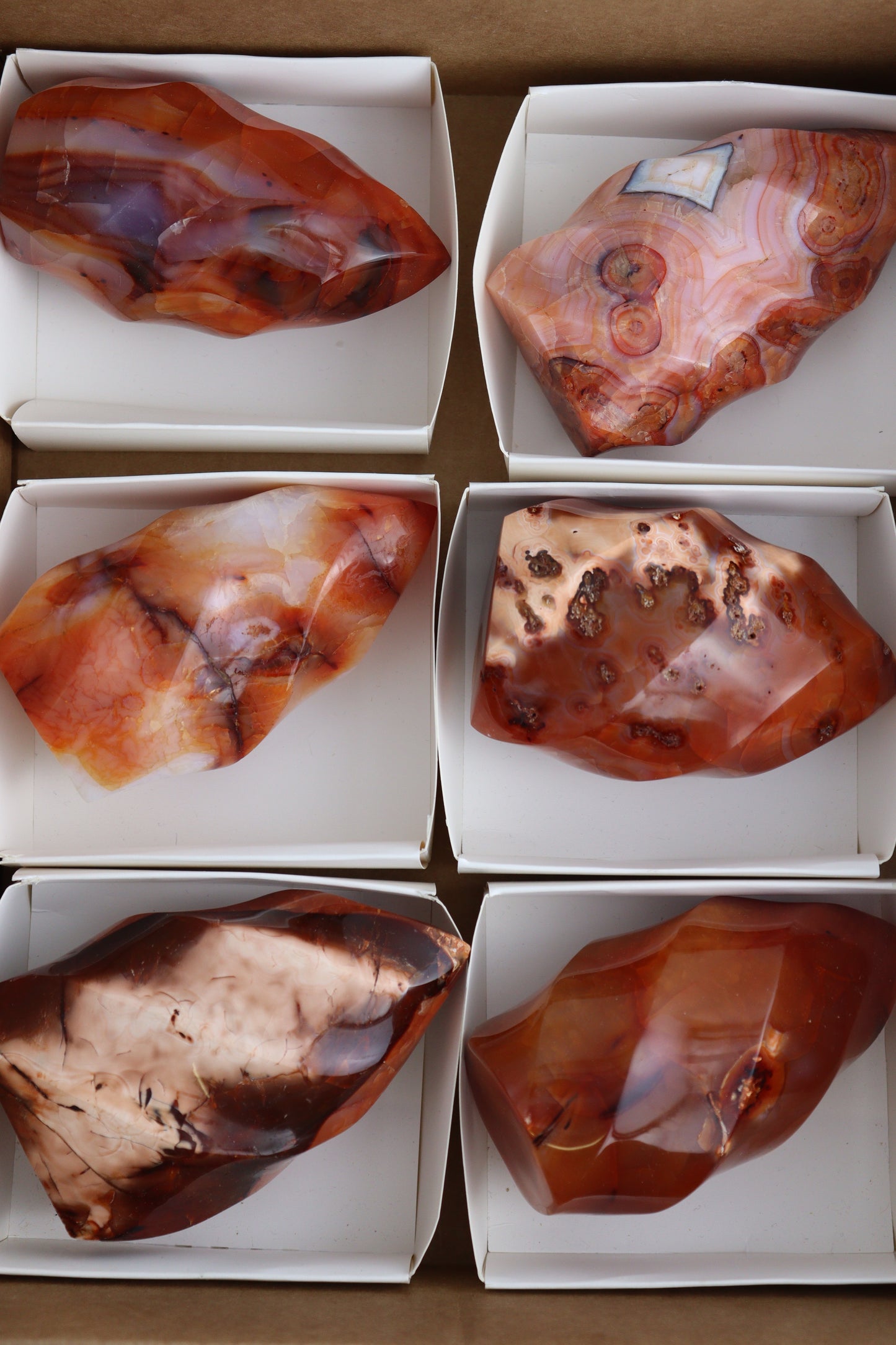 Carnelian Flames - Expert Supplier of Wholesale Crystals & Bulk Gemstones
