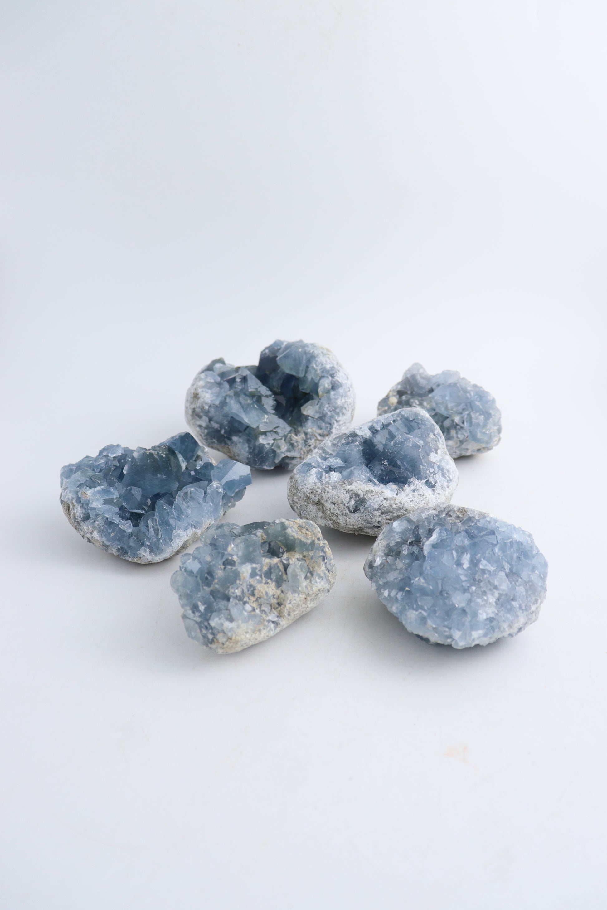 Celestite Clusters - Mi Esperanza Minerals