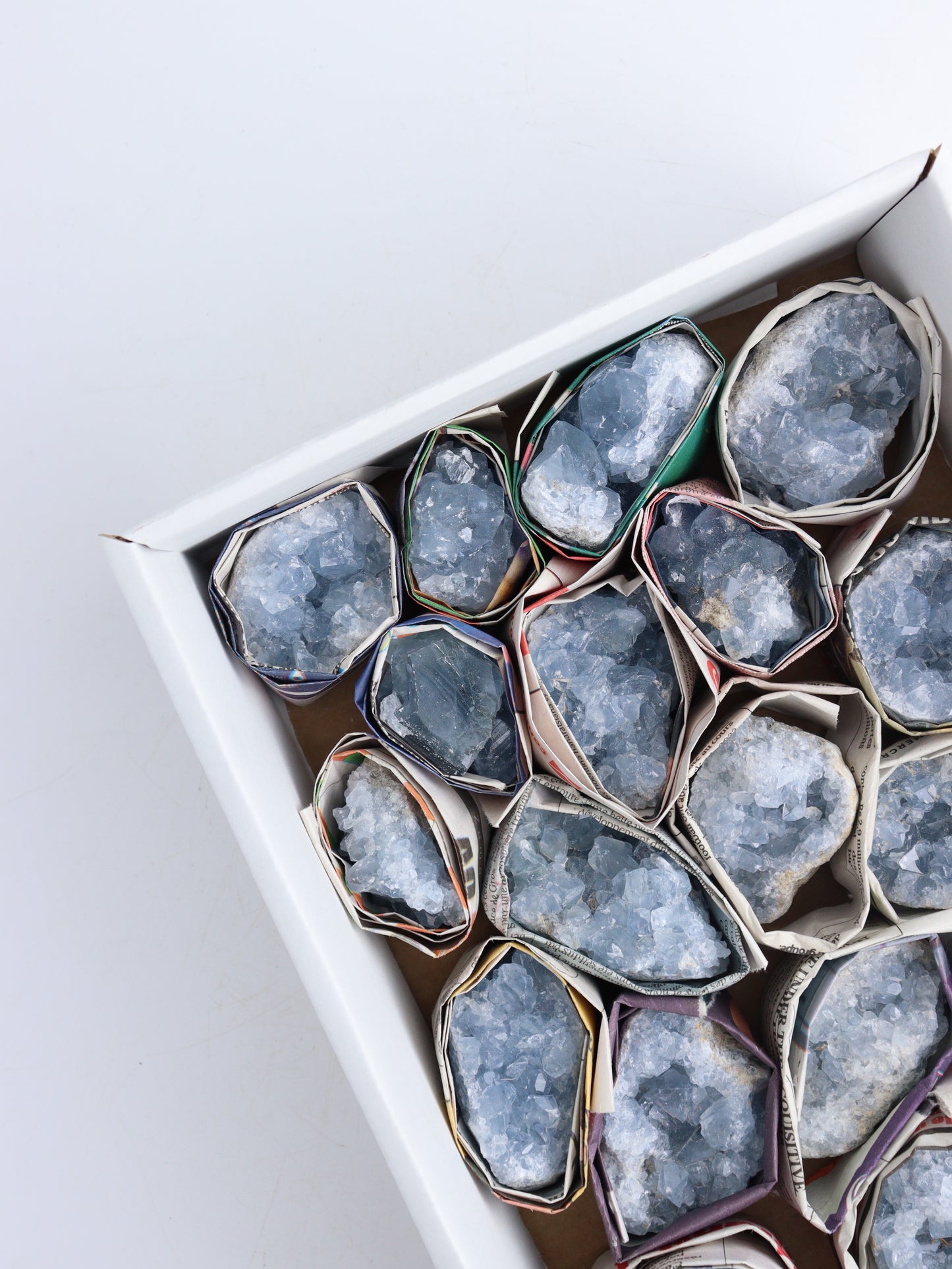Celestite Flat - Expert Wholesale and Supplier of Wholesale Crystals & Bulk Gemstones, ["Celestite","Flats","Rough"]