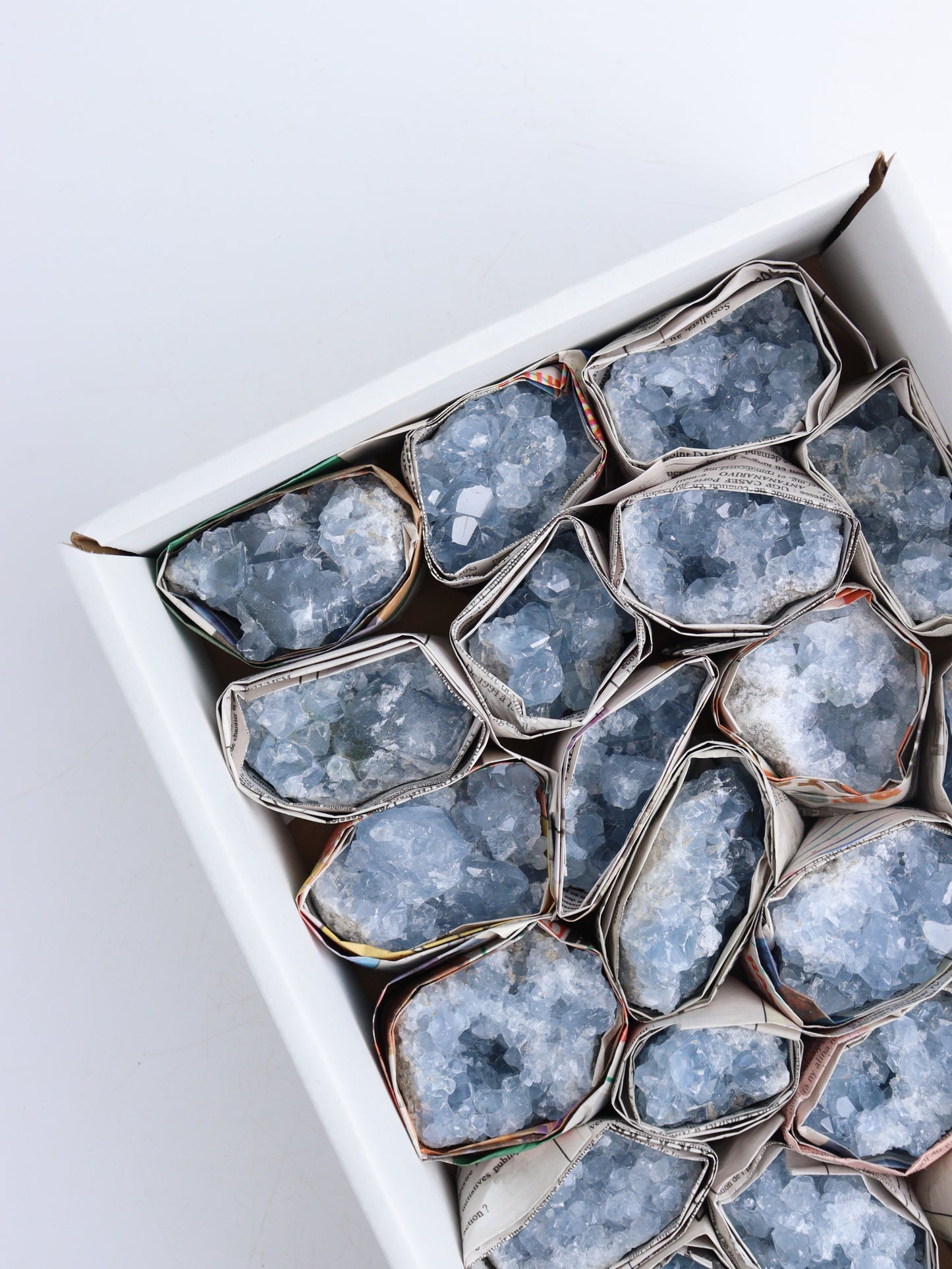 Celestite Flat - Expert Wholesale and Supplier of Wholesale Crystals & Bulk Gemstones, ["Celestite","Flats","Rough"]