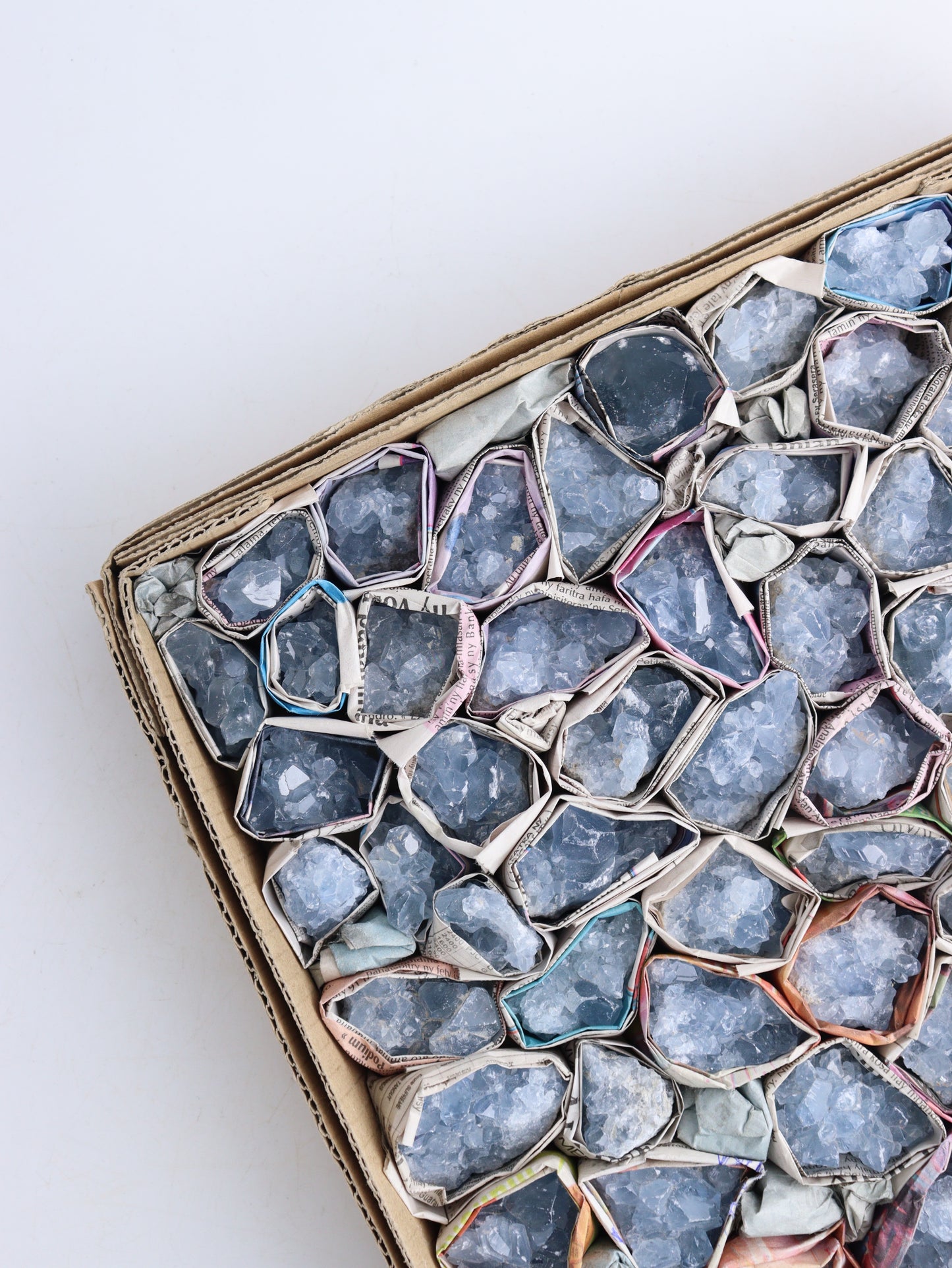 Celestite Flat - Expert Wholesale and Supplier of Wholesale Crystals & Bulk Gemstones, ["Celestite","Clusters","Flats"]