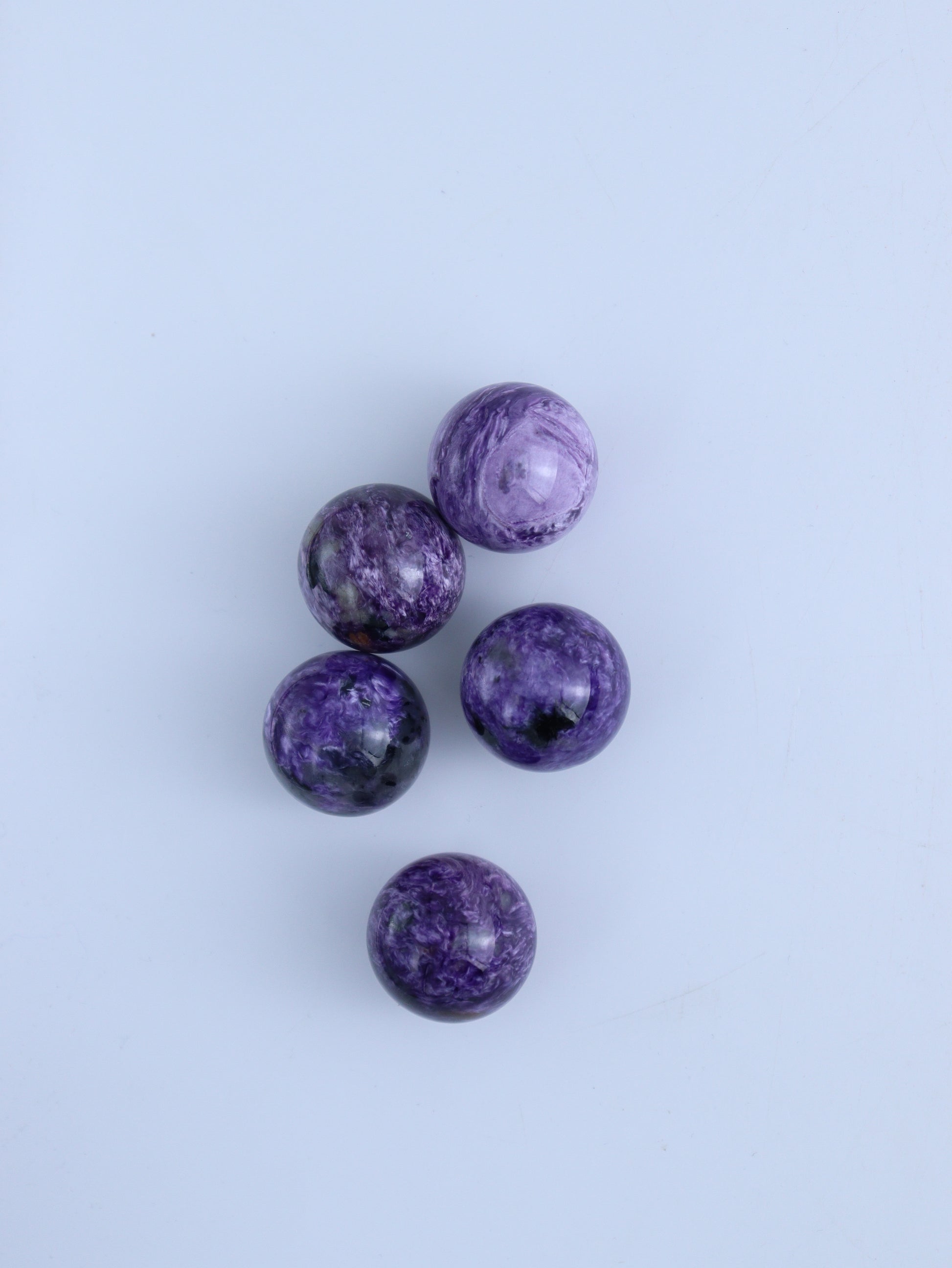 Charoite Spheres - Expert Wholesale and Supplier of Wholesale Crystals & Bulk Gemstones, ["Charoite","Russia","Spheres"]