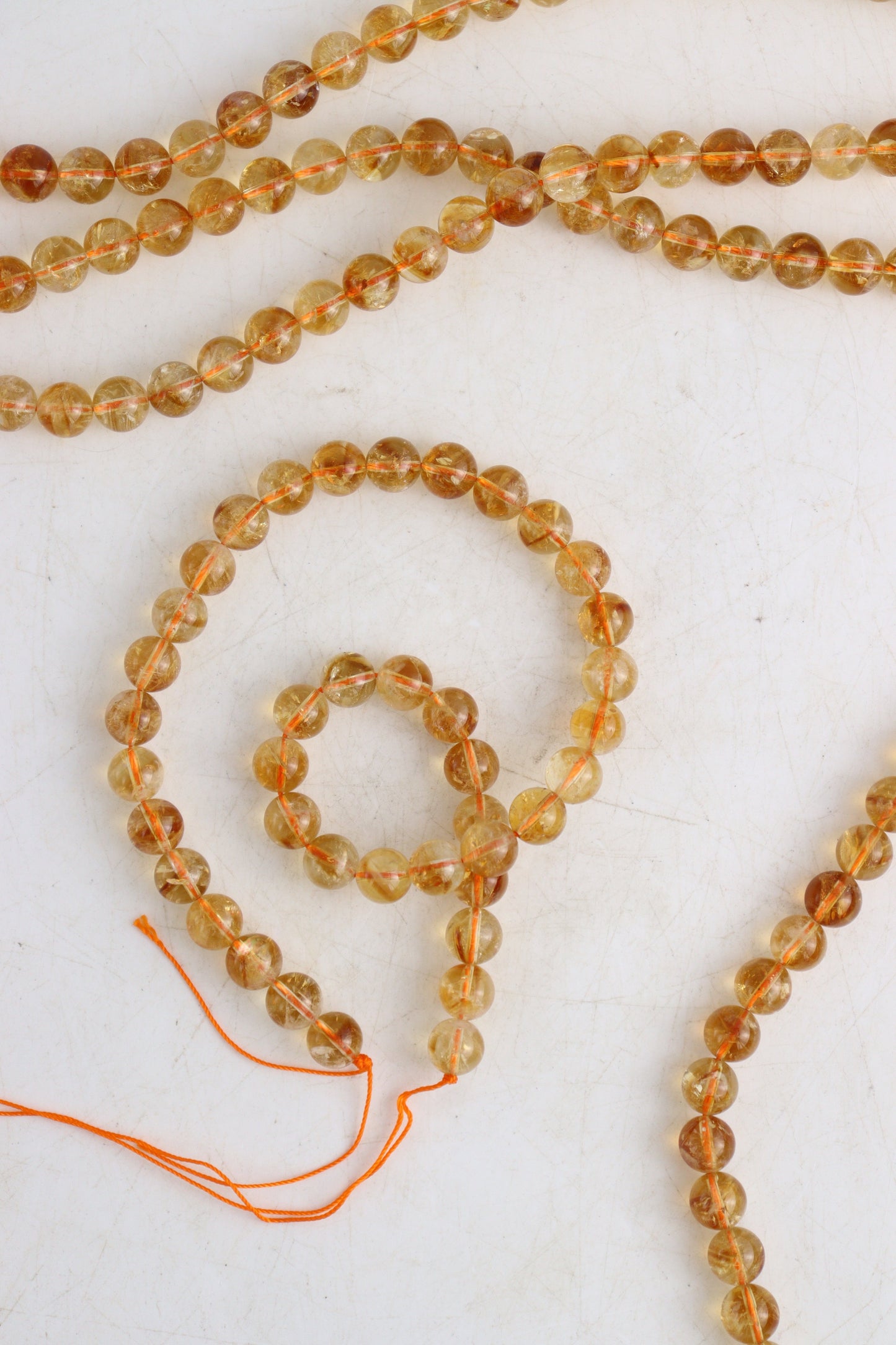 Citrine 10mm Round Beads