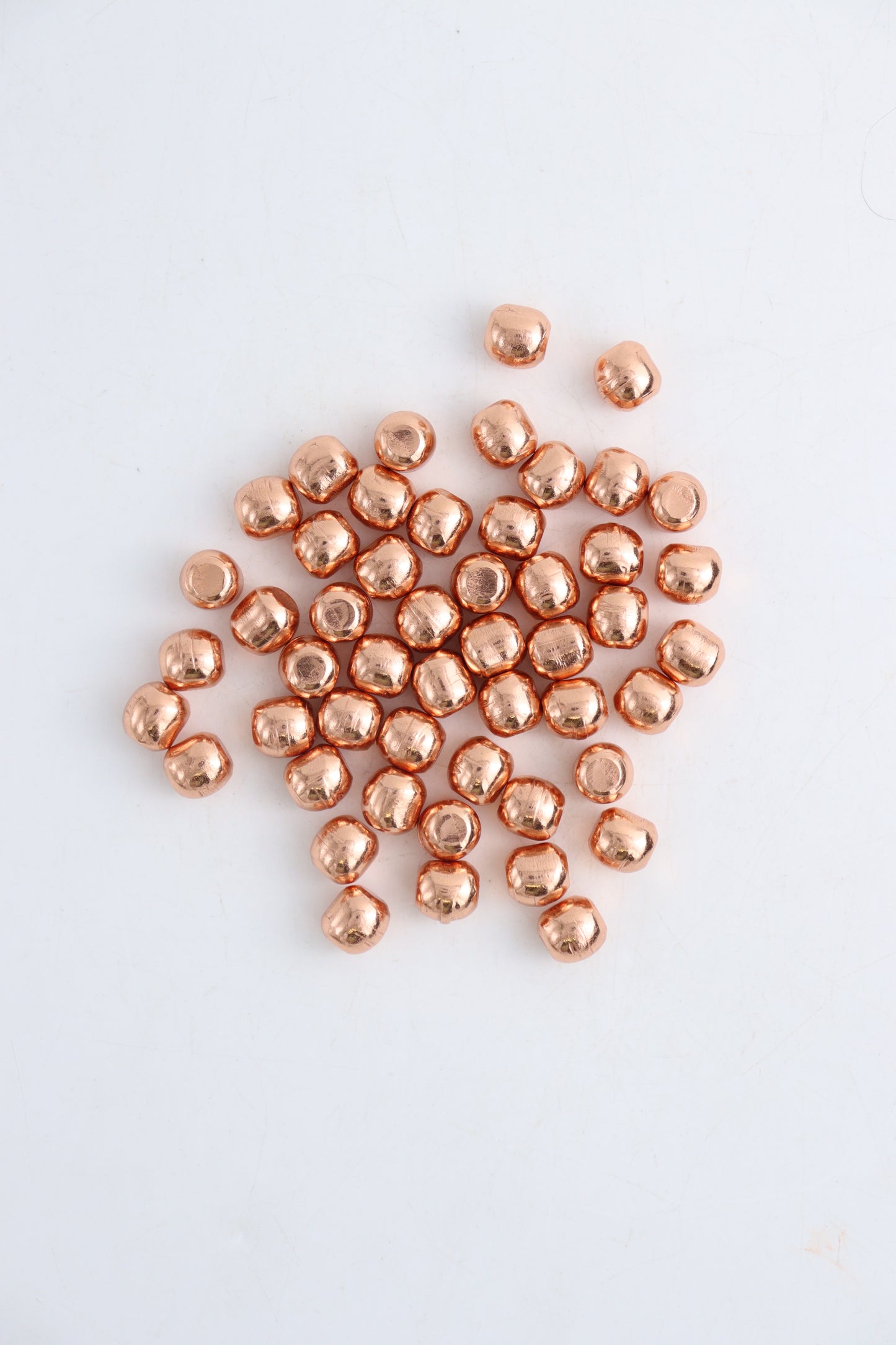 Copper Mini Spheres (50 pieces) - Expert Wholesale and Supplier of Wholesale Crystals & Bulk Gemstones, ["copper","Spheres"]