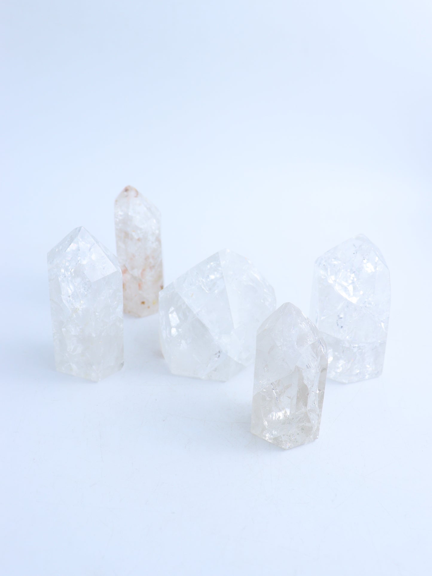 Crackle Quartz Towers - Mi Esperanza Minerals