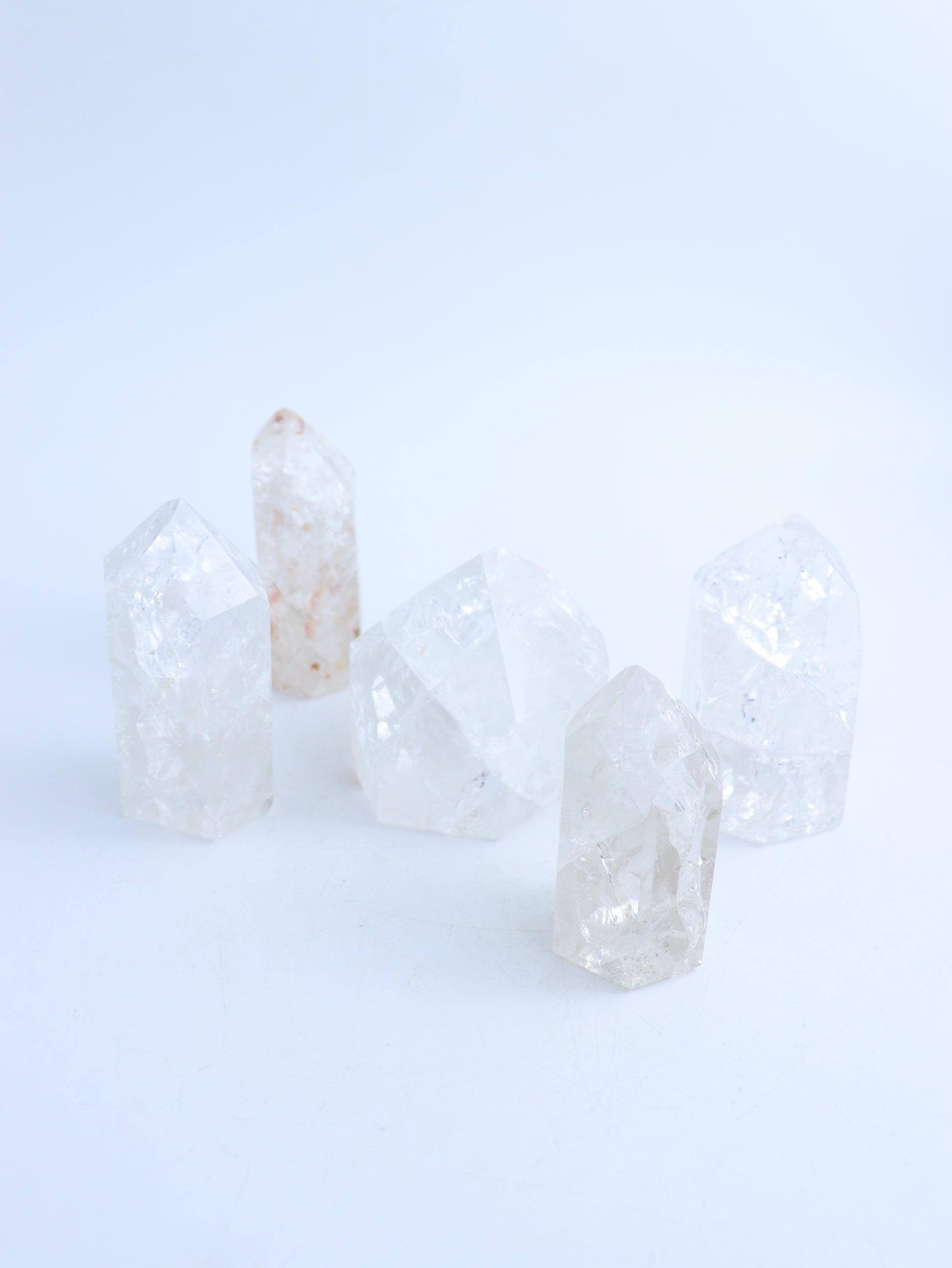 Crackle Quartz Towers - Mi Esperanza Minerals