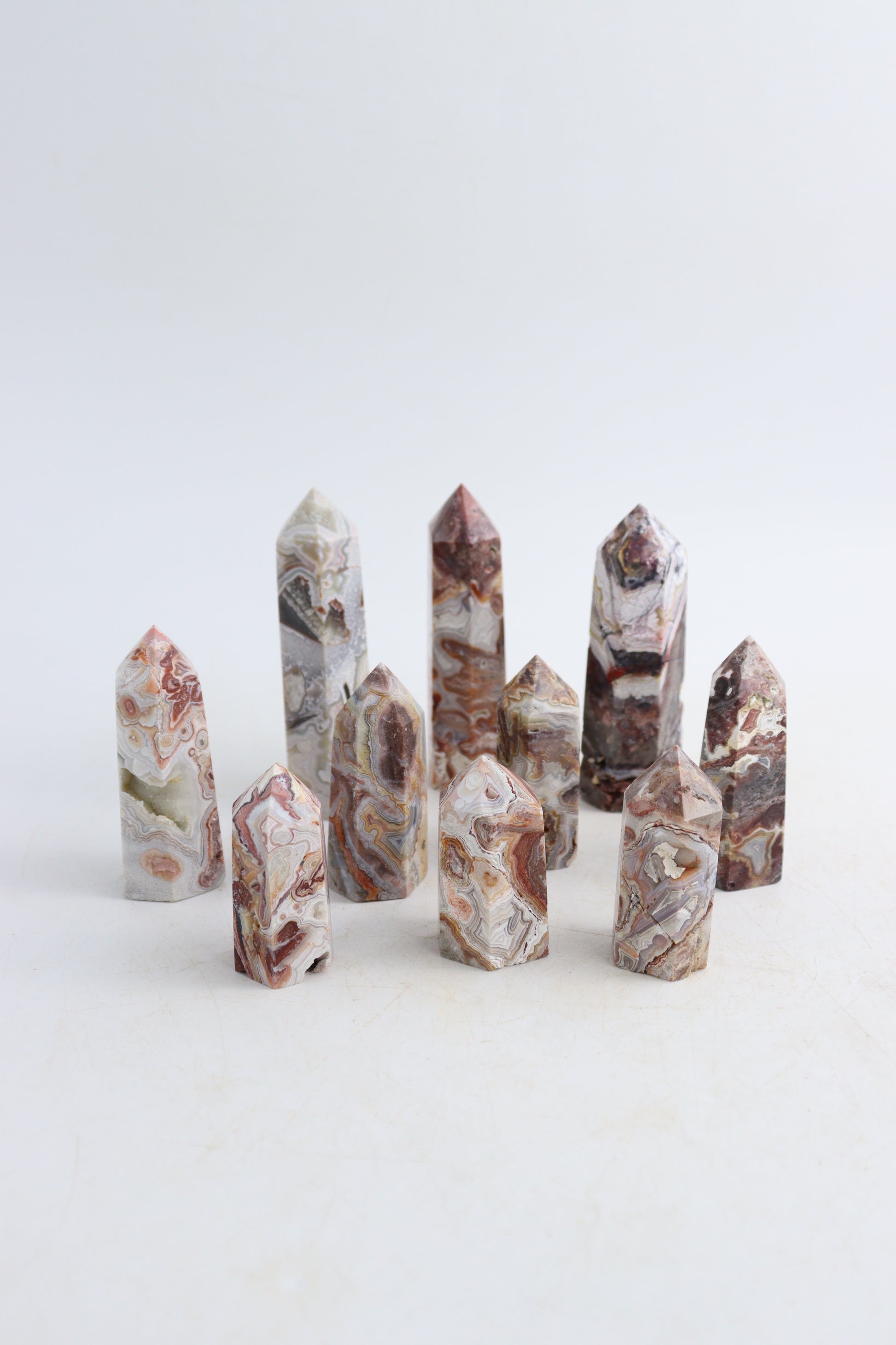 Crazy Lace Agate Towers - Expert Supplier of Wholesale Crystals & Bulk Gemstones