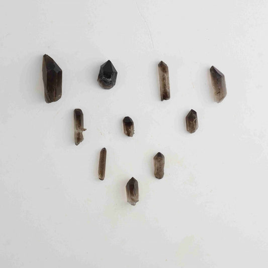 Dark Smoky Quartz 10 Points - Expert Vendor of Wholesale Crystals