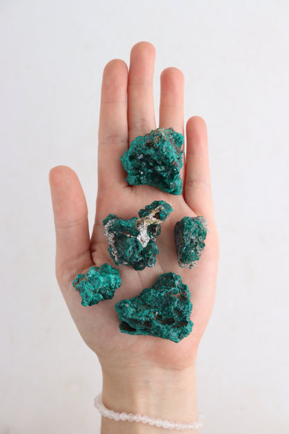 Dioptase Cluster Flat