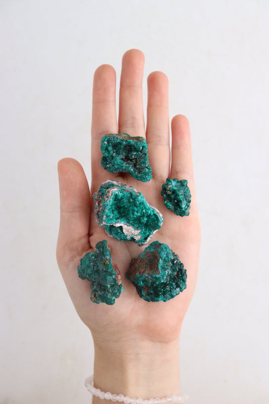 Dioptase Cluster Flat