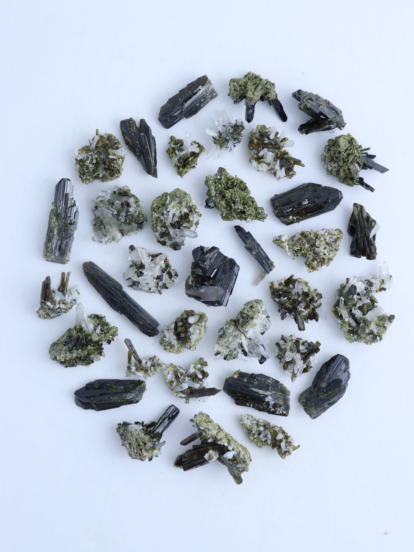 Epidote Flat - Expert Wholesale and Supplier of Wholesale Crystals & Bulk Gemstones, ["Clusters","epidote","Flats"]