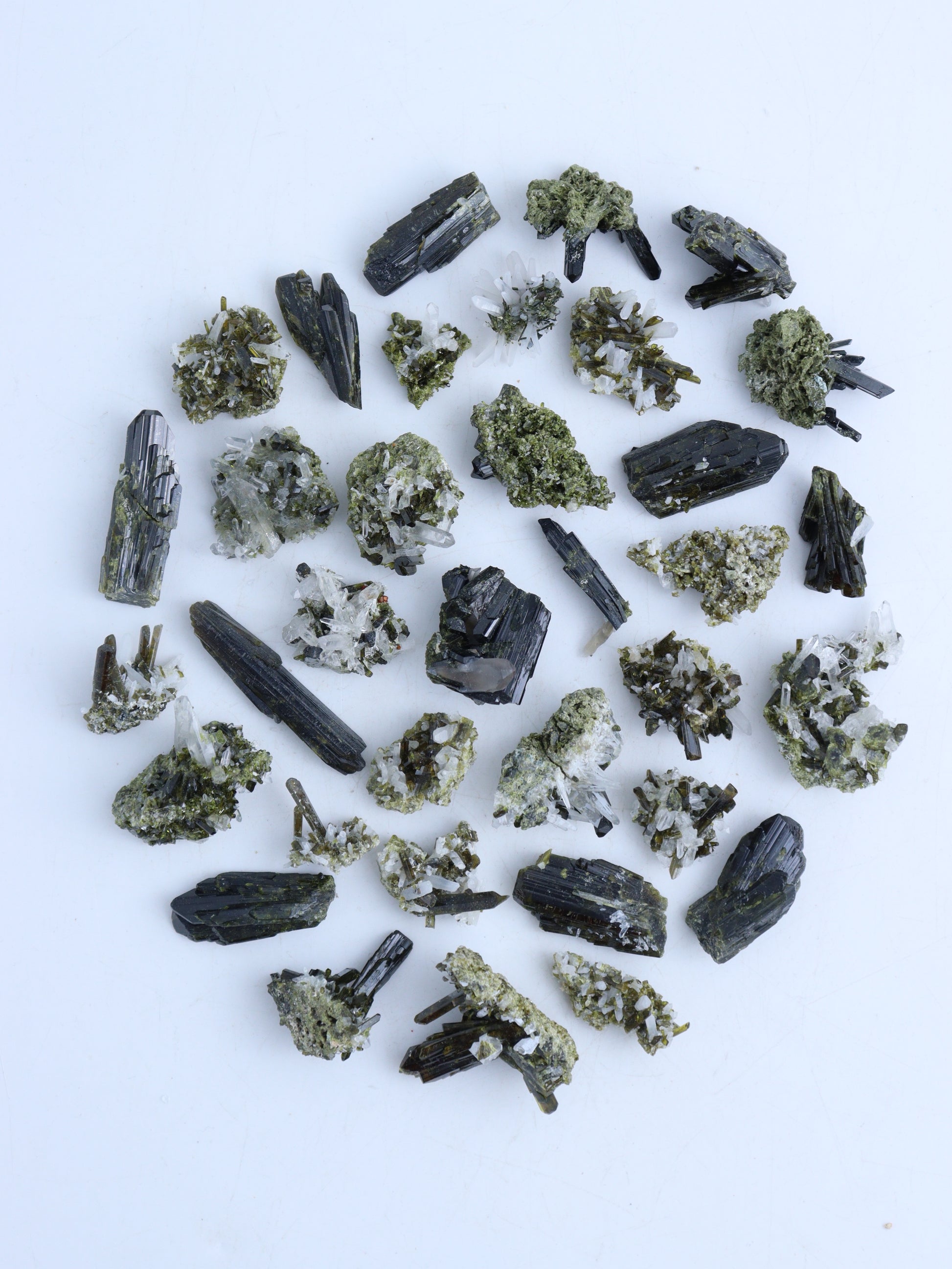 Epidote Flat - Expert Wholesale and Supplier of Wholesale Crystals & Bulk Gemstones, ["Clusters","epidote","Flats"]