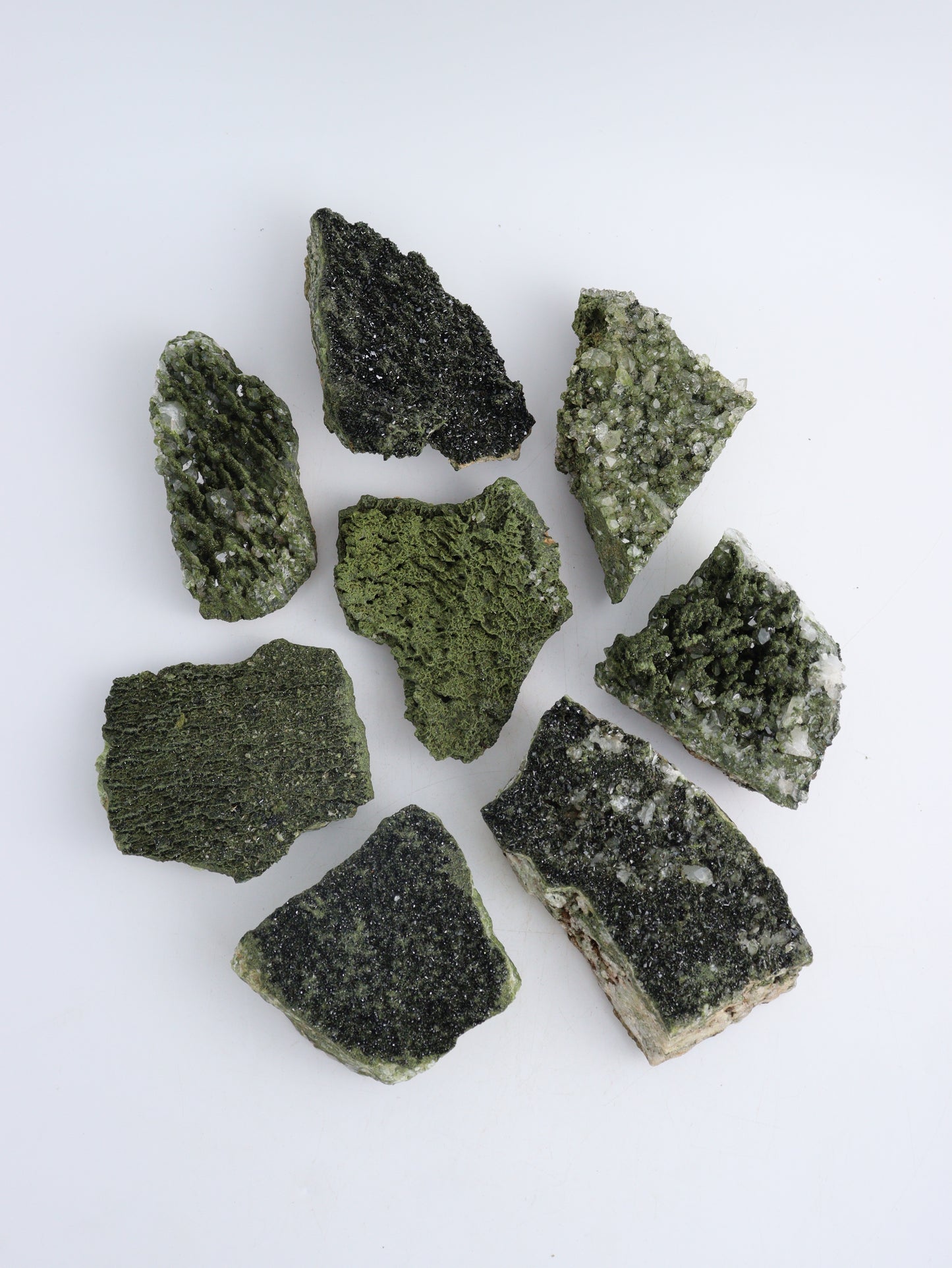 Epidote Quartz Flat - Mi Esperanza Minerals