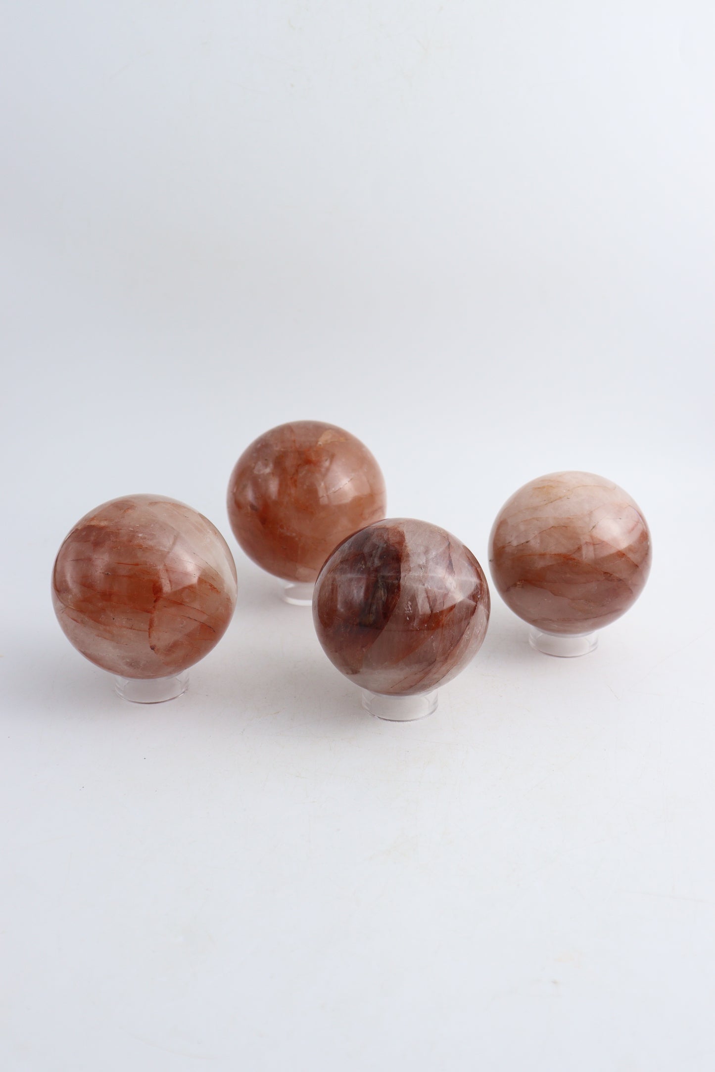 Fire Quartz Spheres