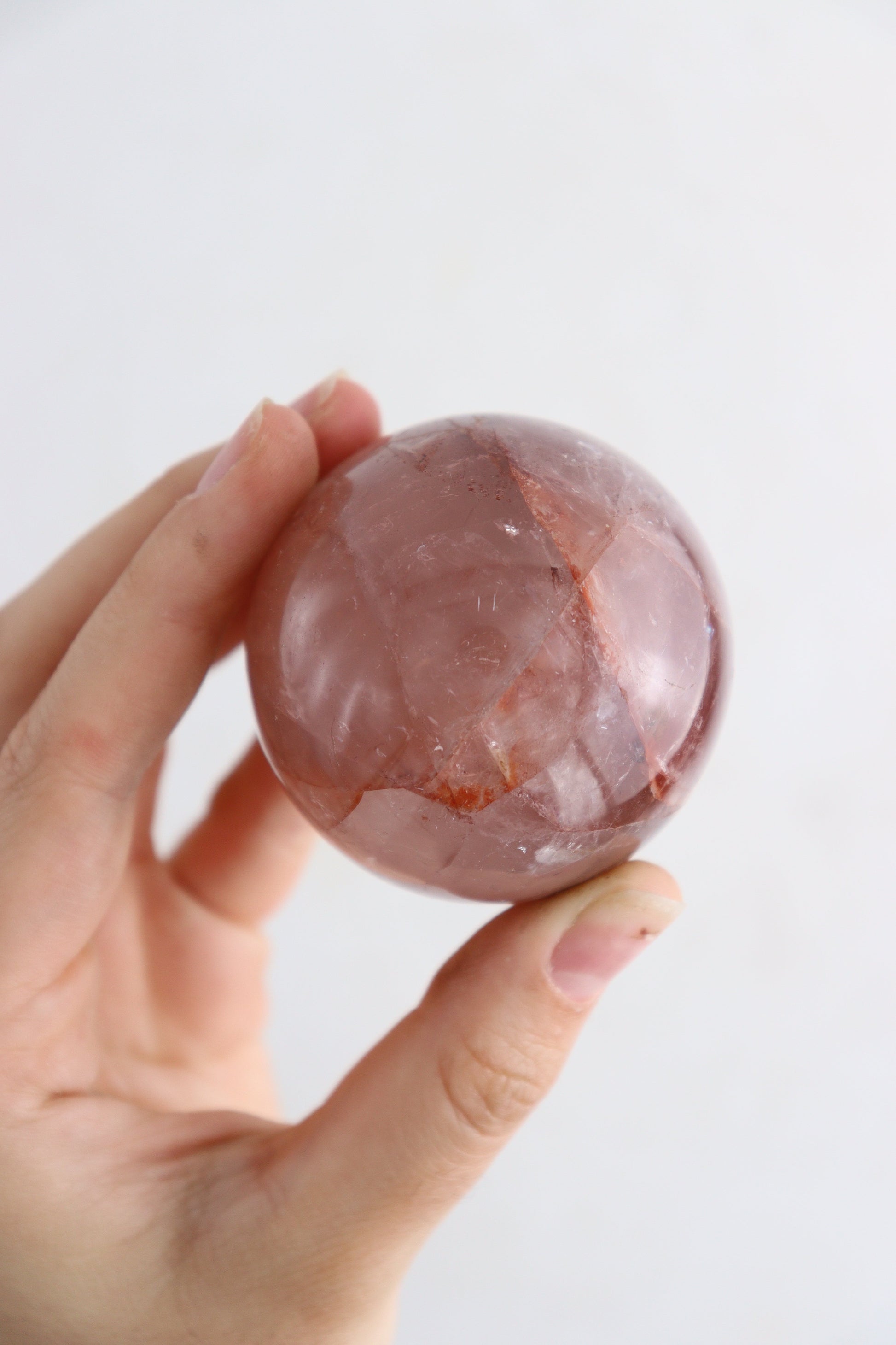 Fire Quartz Spheres Set of 11 - Expert Supplier of Wholesale Crystals & Bulk Gemstones