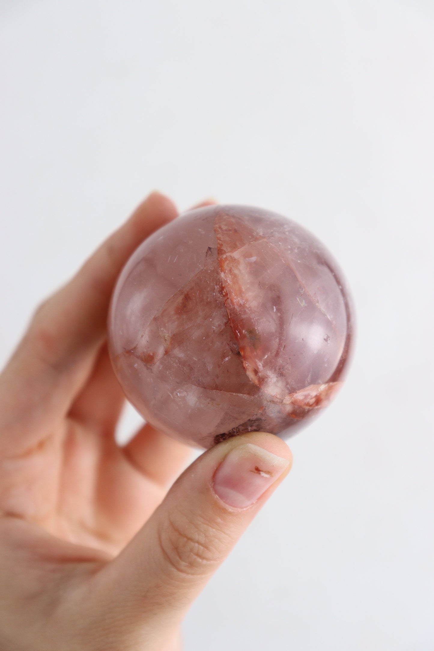 Fire Quartz Spheres Set of 11 - Expert Supplier of Wholesale Crystals & Bulk Gemstones