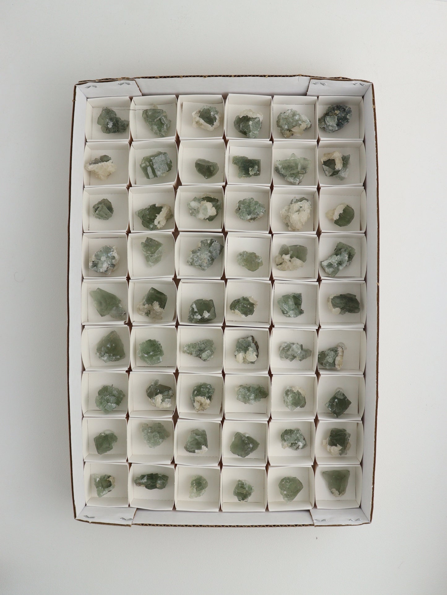 Fluorite with Calcite Flat - Expert Wholesale and Supplier of Wholesale Crystals & Bulk Gemstones, ["calcite","flat","fluorite"]