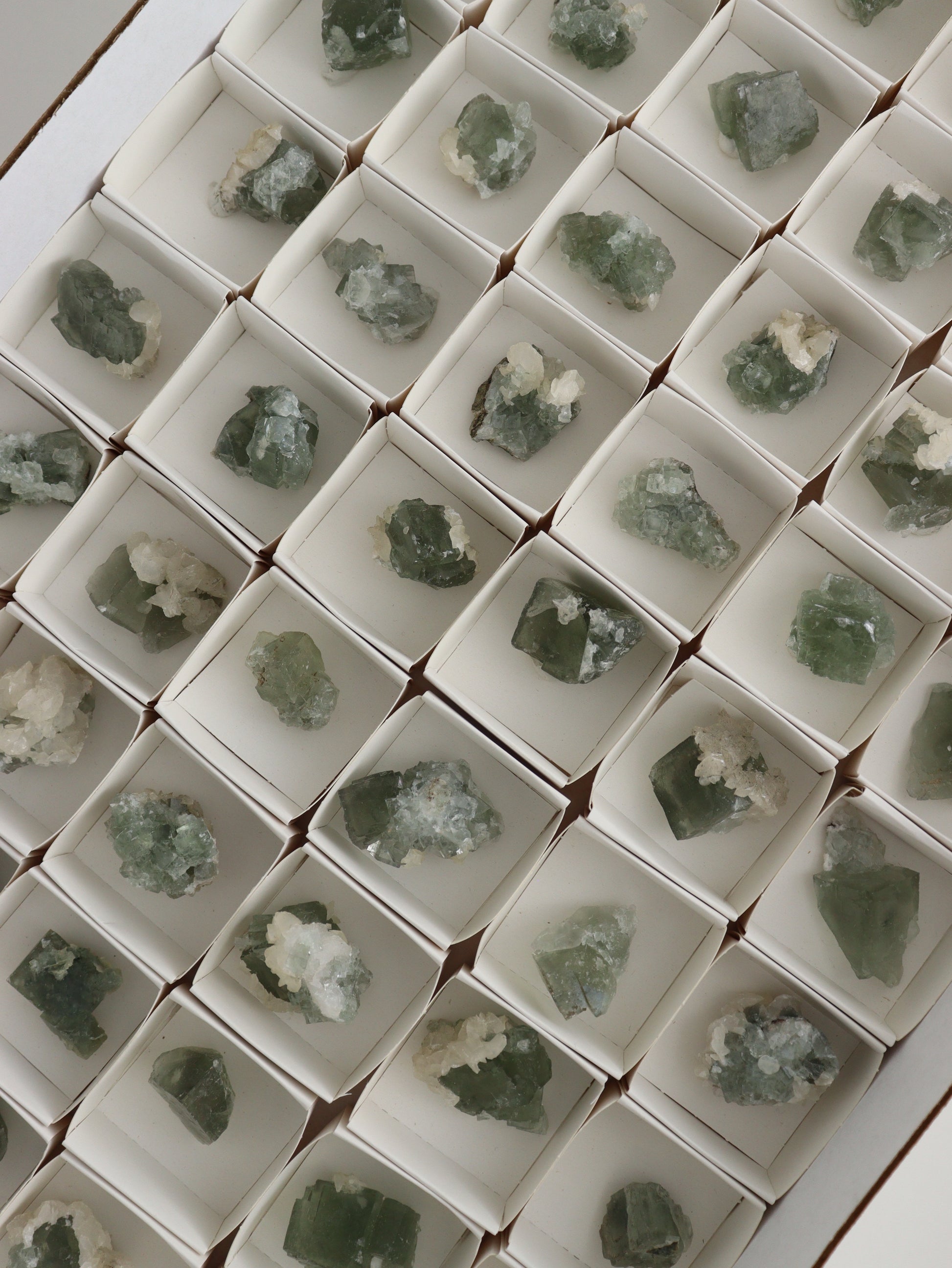 Fluorite with Calcite Flat - Expert Wholesale and Supplier of Wholesale Crystals & Bulk Gemstones, ["calcite","flat","fluorite"]