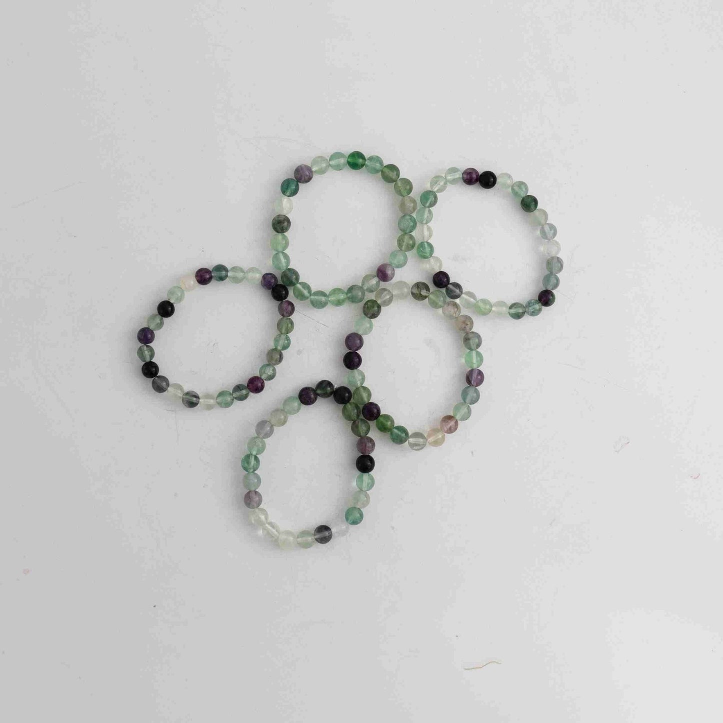 Fluorite Bracelet Set of 5