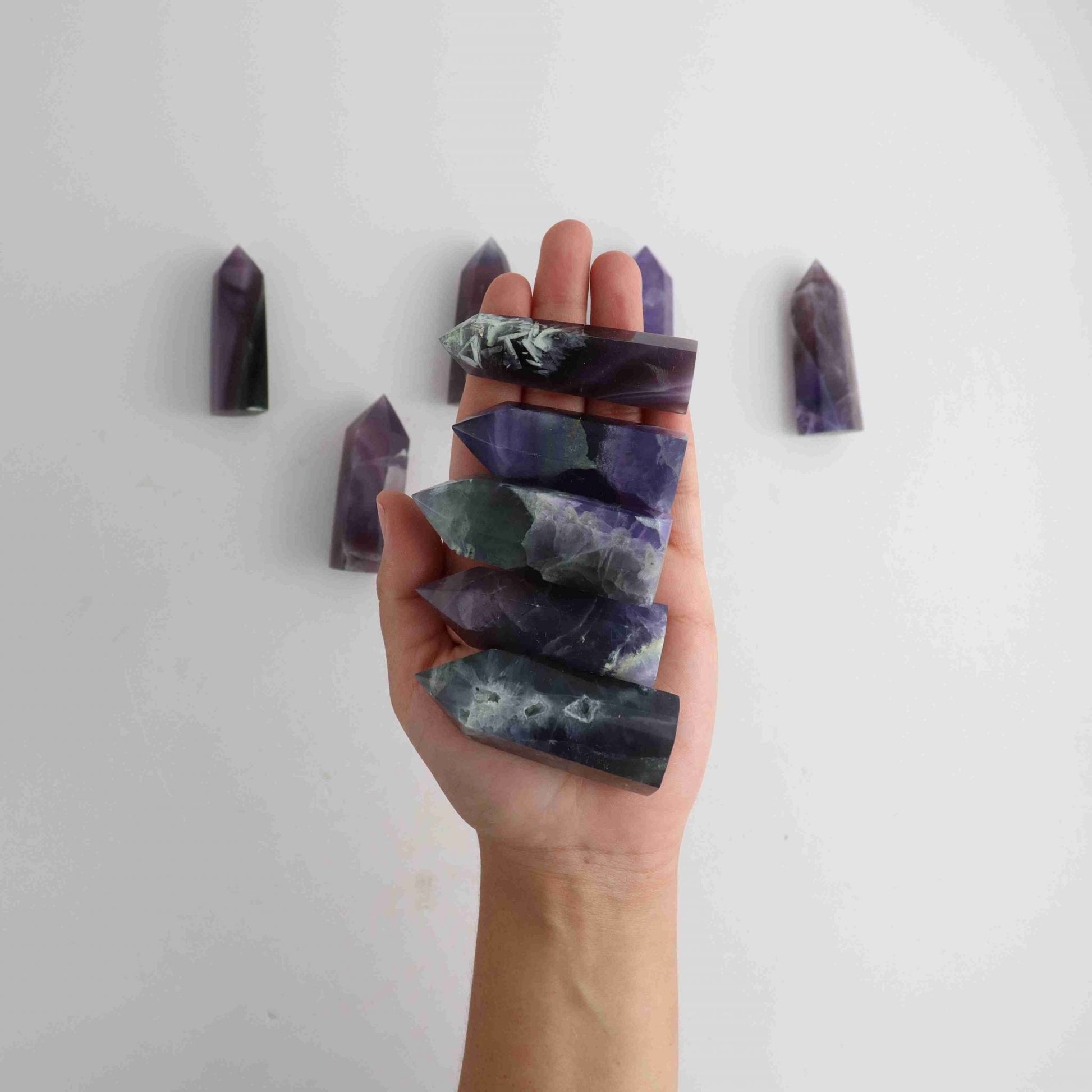 Fluorite Tower Set - Expert Vendor of Wholesale Crystals