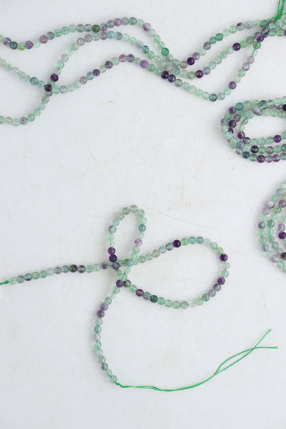 Fluorite 5 mm Round Beads