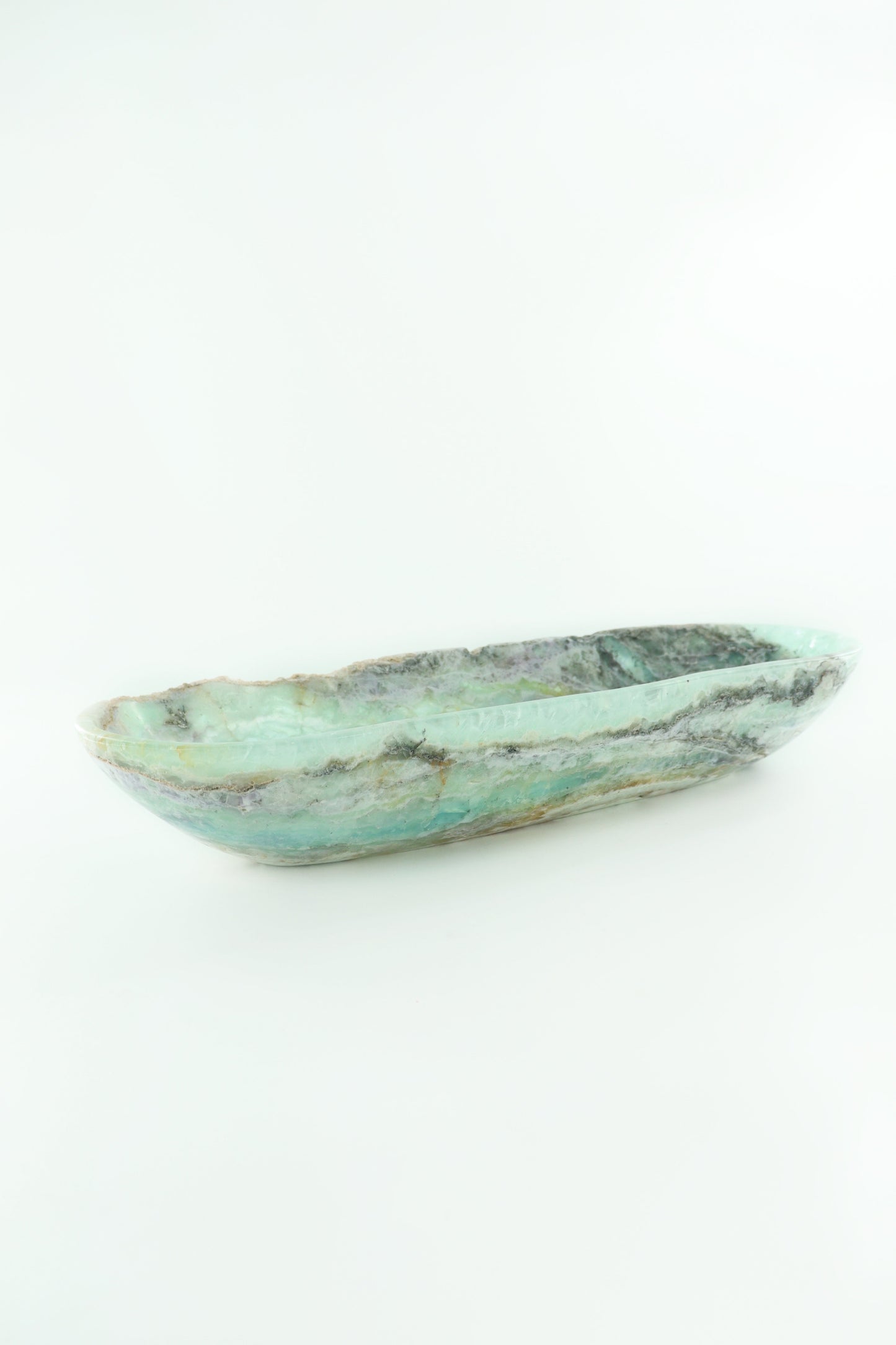 Fluorite Bowl Canoe - Expert Supplier of Wholesale Crystals & Bulk Gemstones