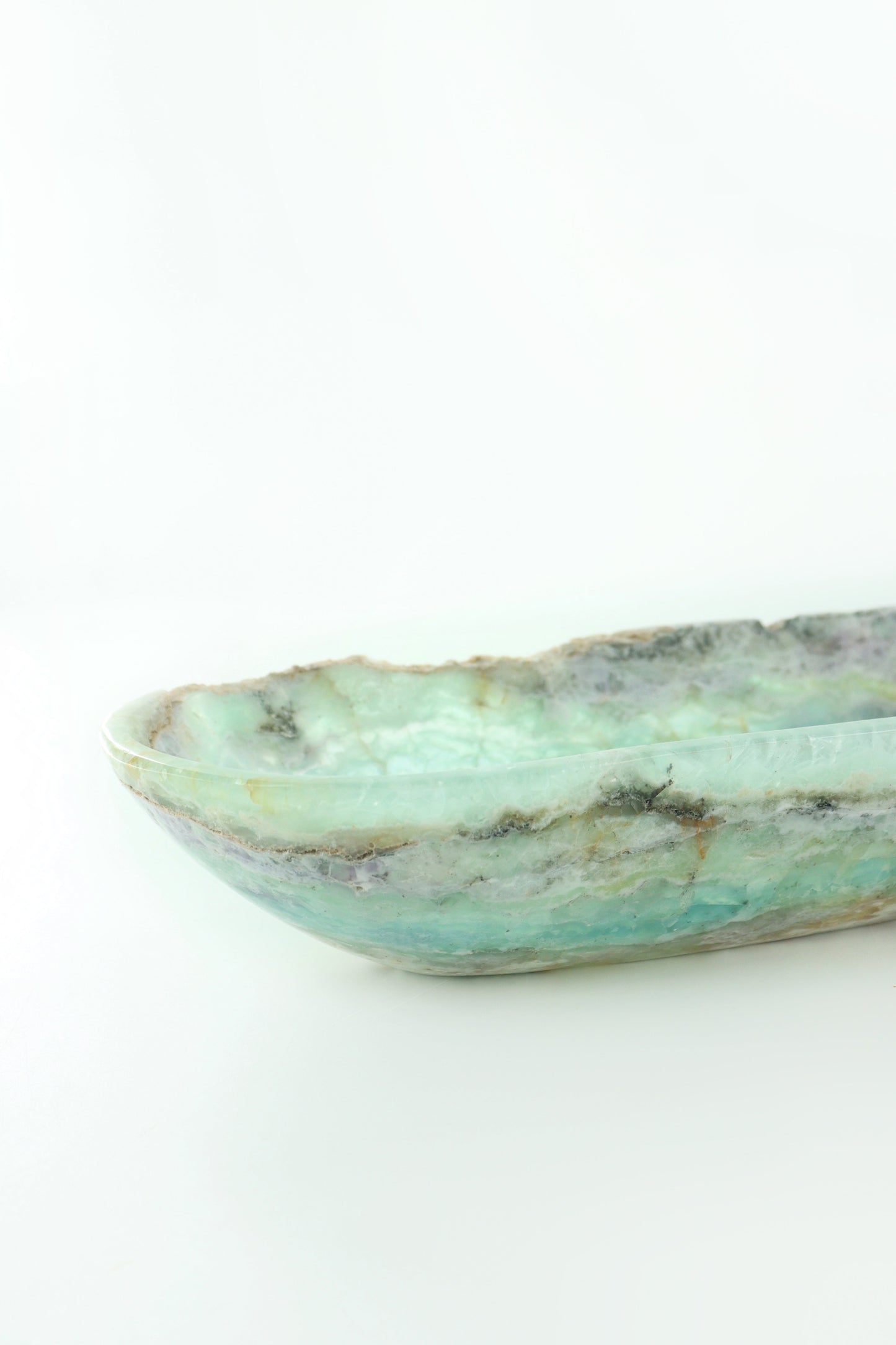 Fluorite Bowl Canoe - Expert Supplier of Wholesale Crystals & Bulk Gemstones