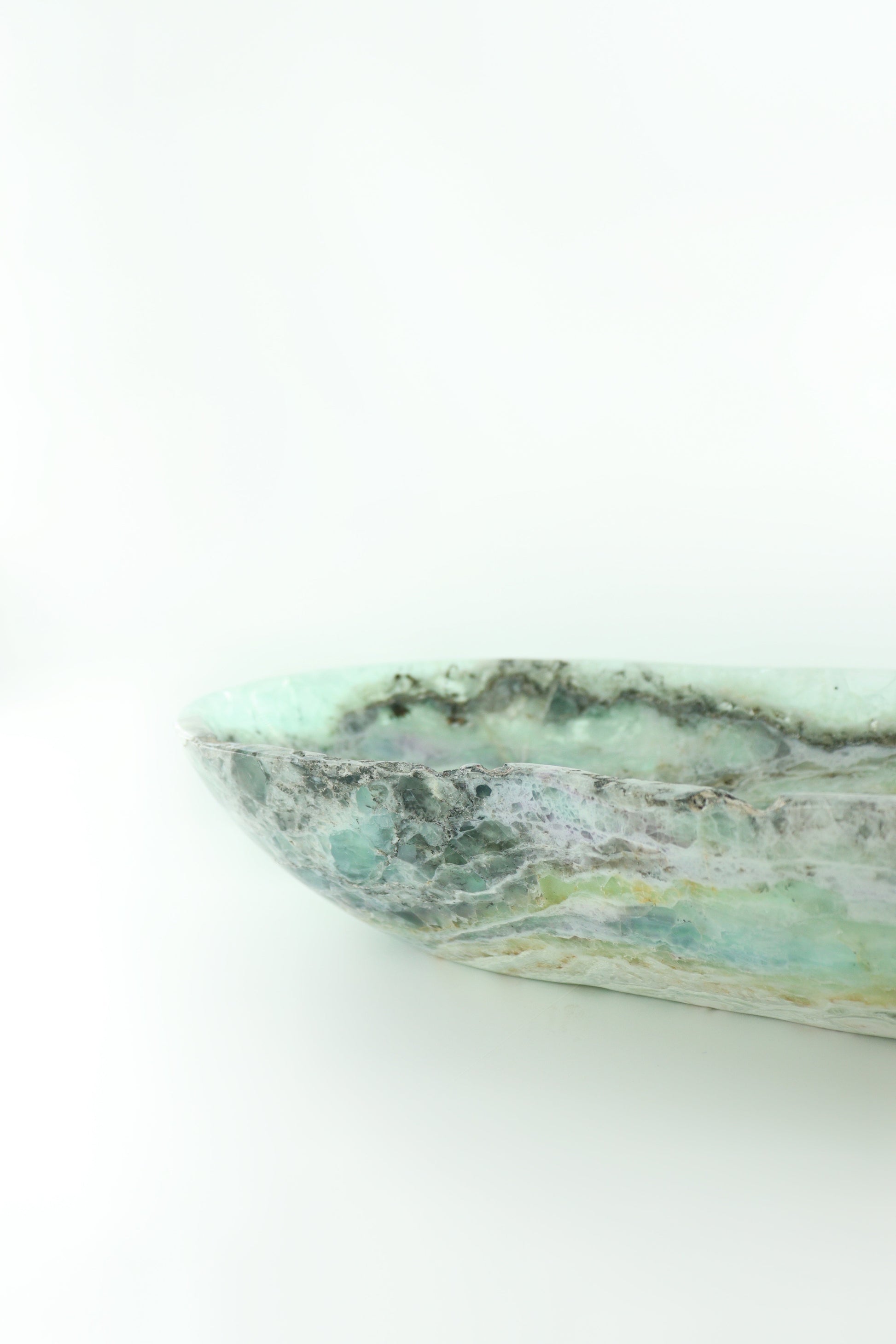Fluorite Bowl Canoe - Expert Supplier of Wholesale Crystals & Bulk Gemstones