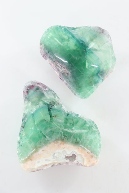 Fluorite Bowls Pair - Expert Supplier of Wholesale Crystals & Bulk Gemstones