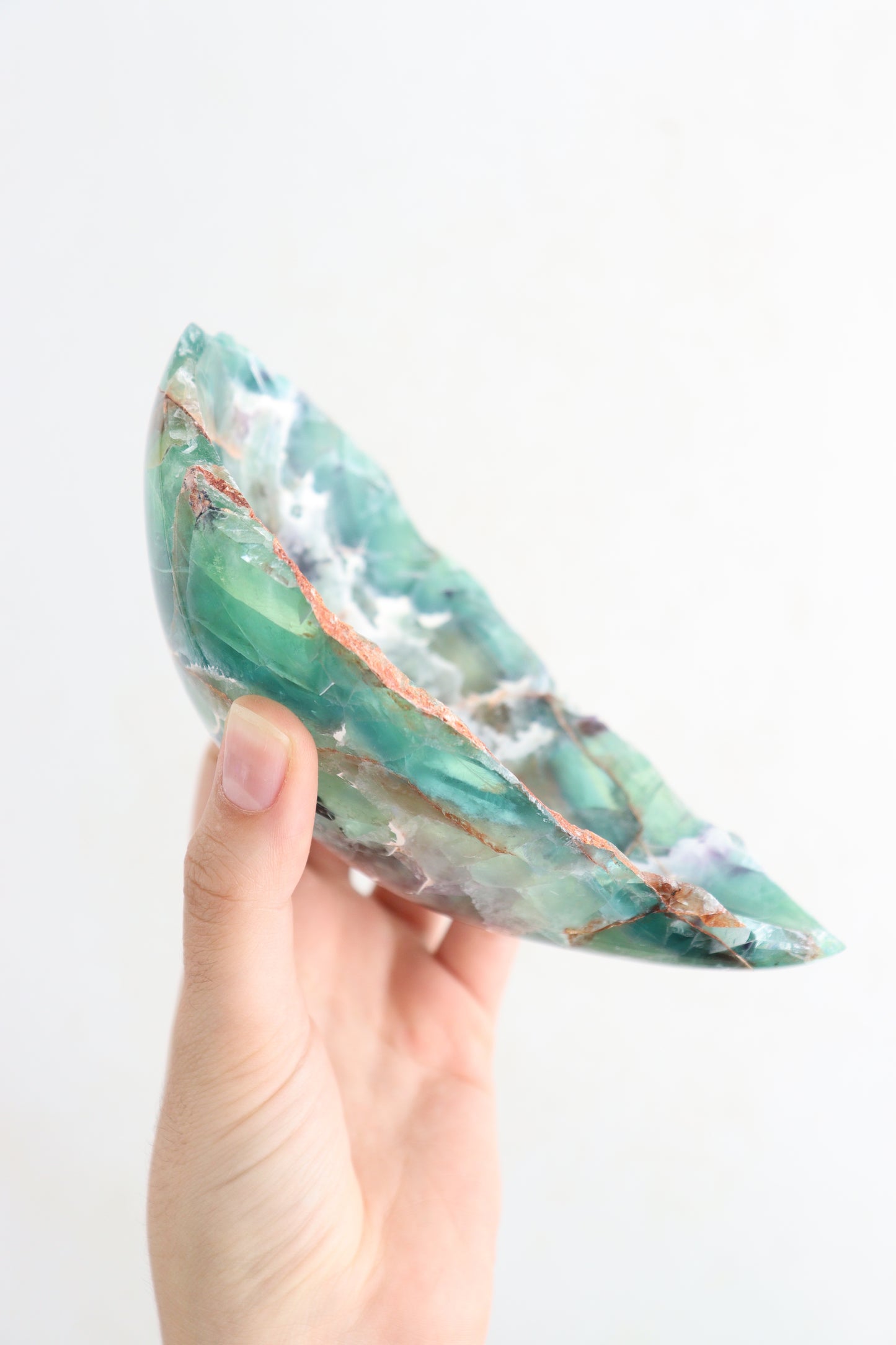 Fluorite Bowls Set of 3 - Expert Supplier of Wholesale Crystals & Bulk Gemstones