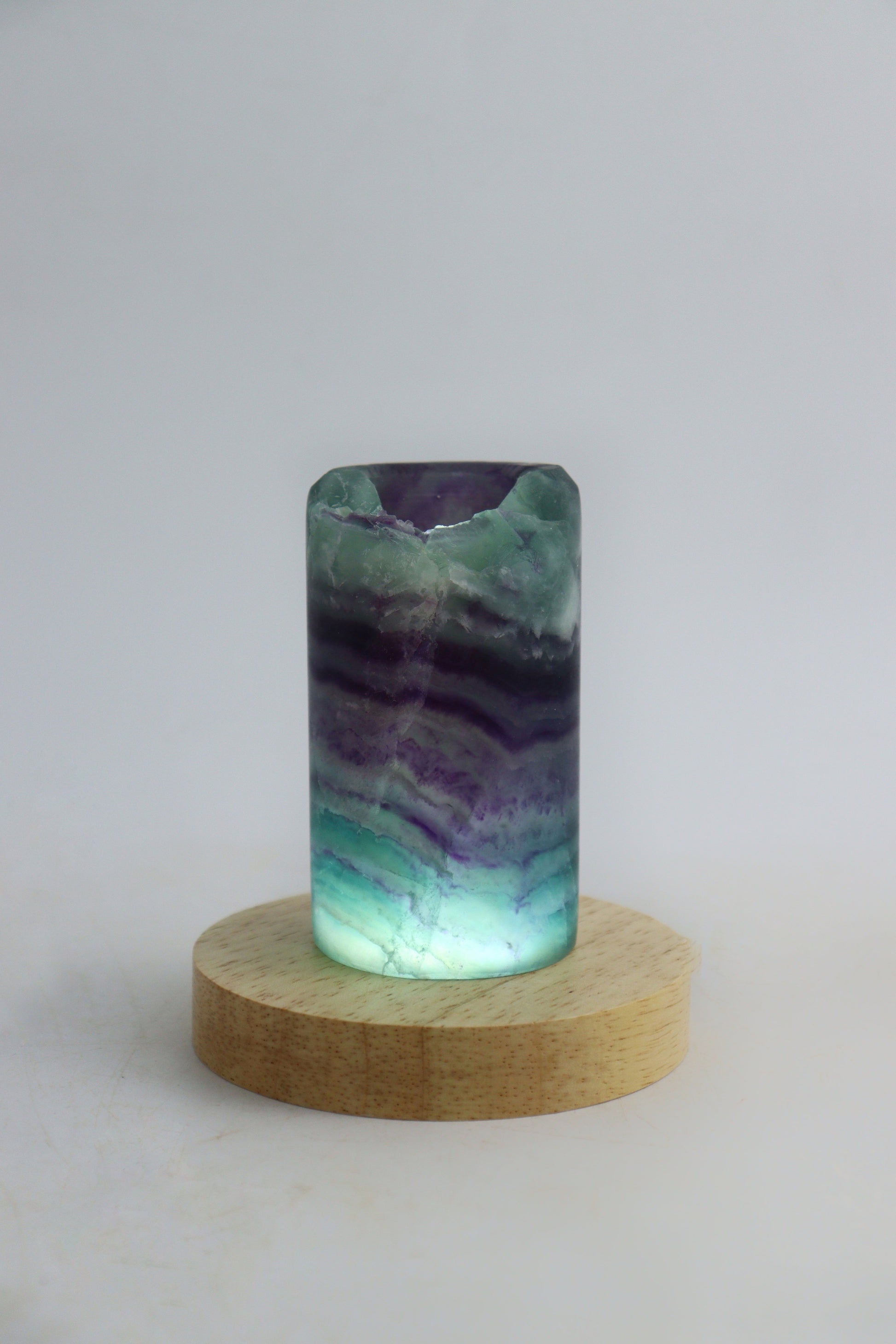 Fluorite Lamps Set of 2 - Expert Supplier of Wholesale Crystals & Bulk Gemstones
