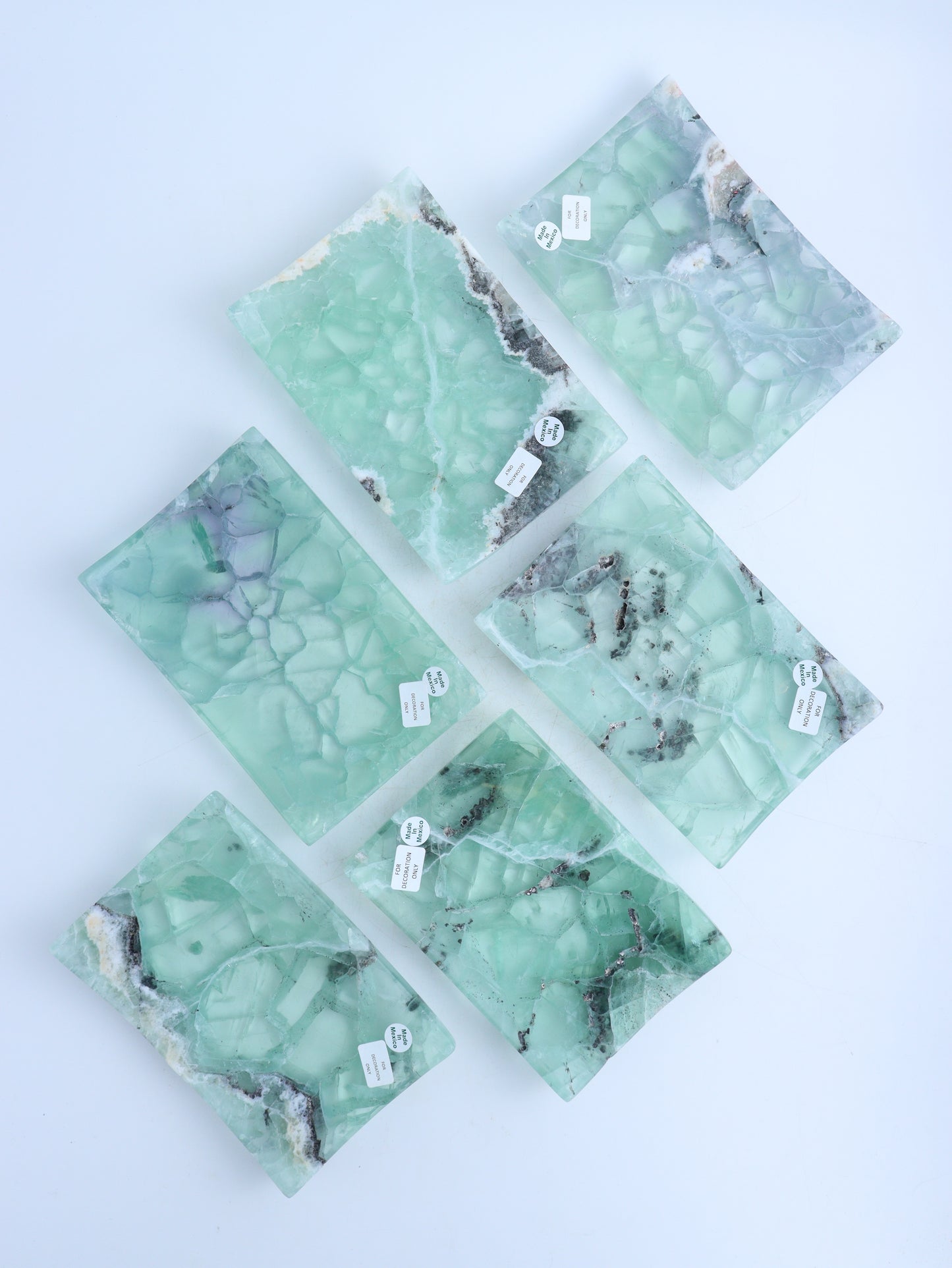 Fluorite Rectangle Plates - Expert Wholesale and Supplier of Wholesale Crystals & Bulk Gemstones, ["Fluorite","Mexico","plate"]