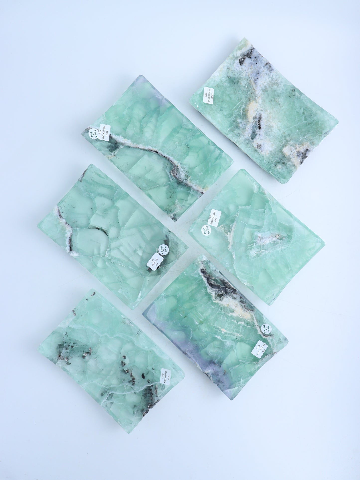 Fluorite Rectangle Plates - Expert Wholesale and Supplier of Wholesale Crystals & Bulk Gemstones, ["Fluorite","Mexico","plate"]