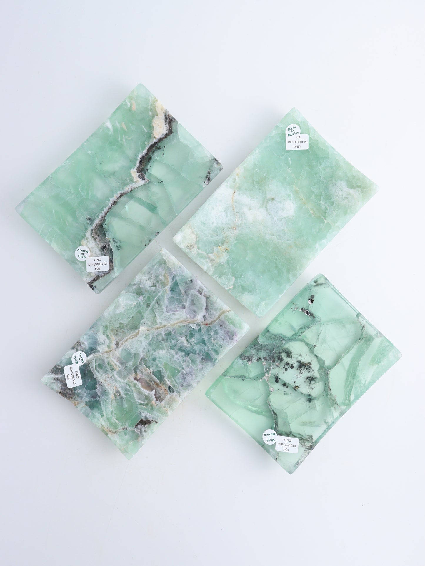 Fluorite Rectangle Plates - Expert Wholesale and Supplier of Wholesale Crystals & Bulk Gemstones, ["Fluorite","Mexico","plate"]
