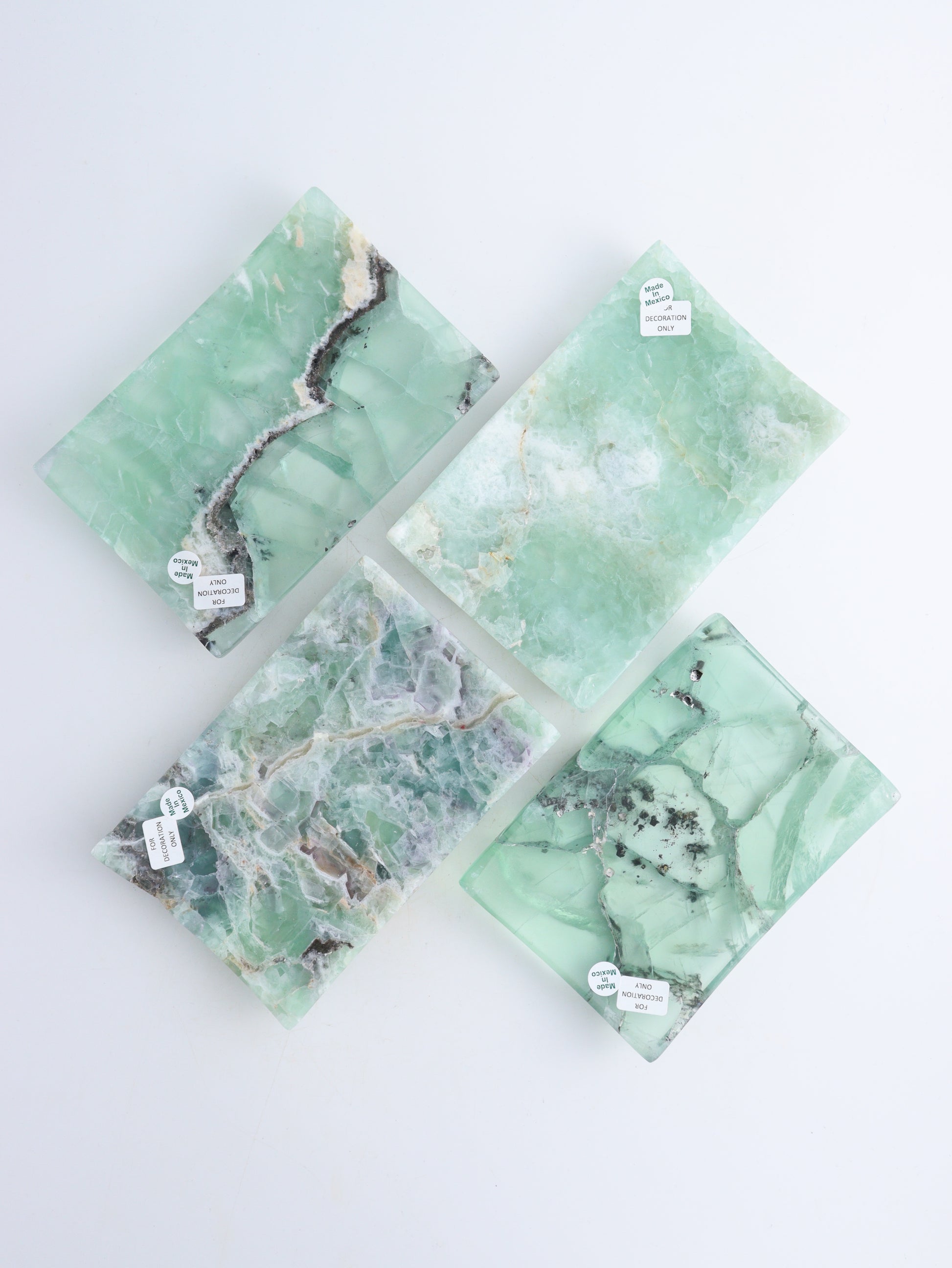 Fluorite Rectangle Plates - Expert Wholesale and Supplier of Wholesale Crystals & Bulk Gemstones, ["Fluorite","Mexico","plate"]