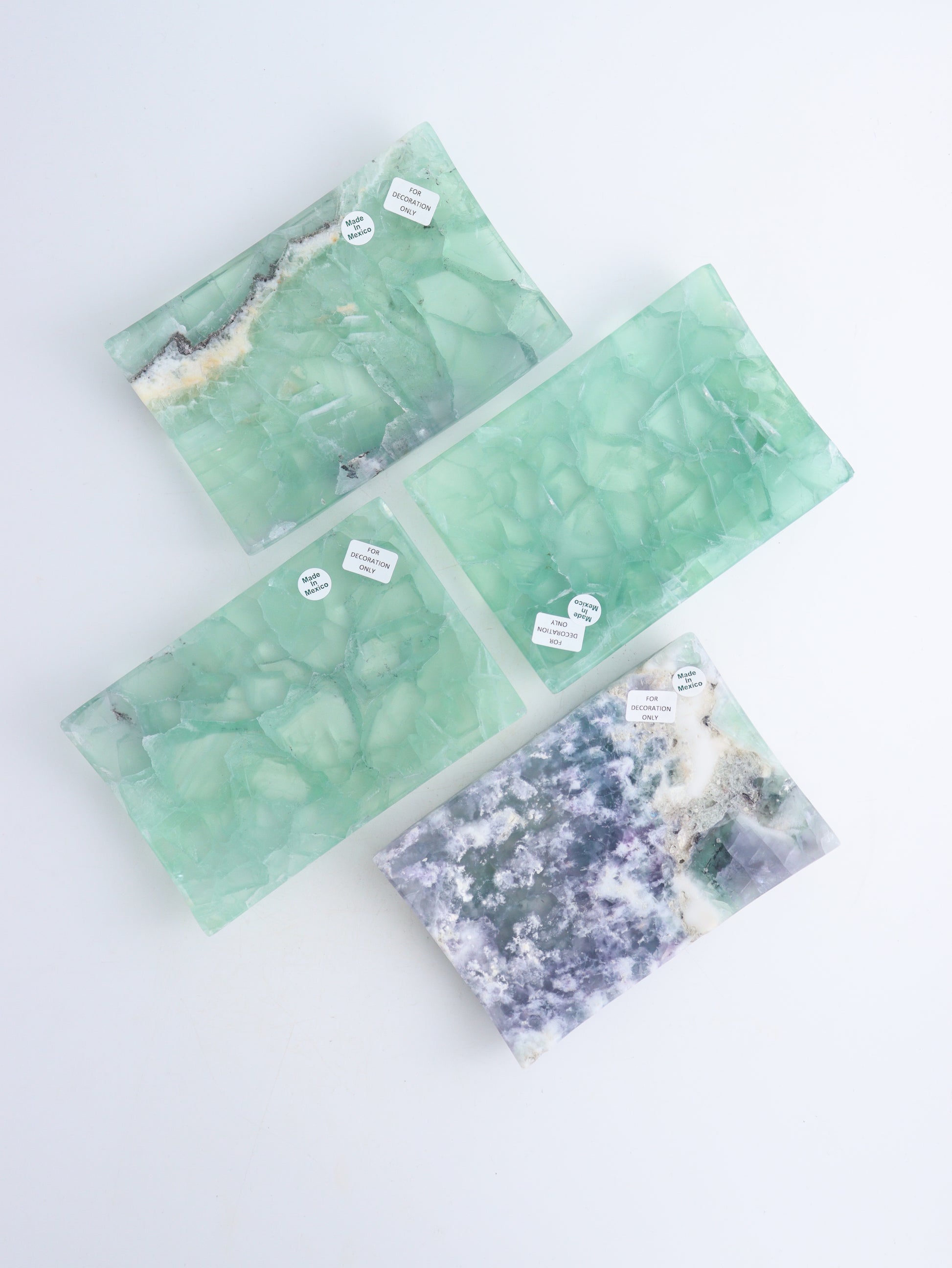Fluorite Rectangle Plates - Expert Wholesale and Supplier of Wholesale Crystals & Bulk Gemstones, ["Fluorite","Mexico","plate"]