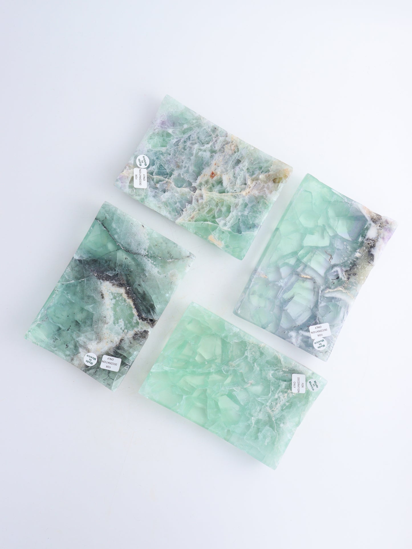 Fluorite Rectangle Plates - Expert Wholesale and Supplier of Wholesale Crystals & Bulk Gemstones, ["Fluorite","Mexico","plate"]