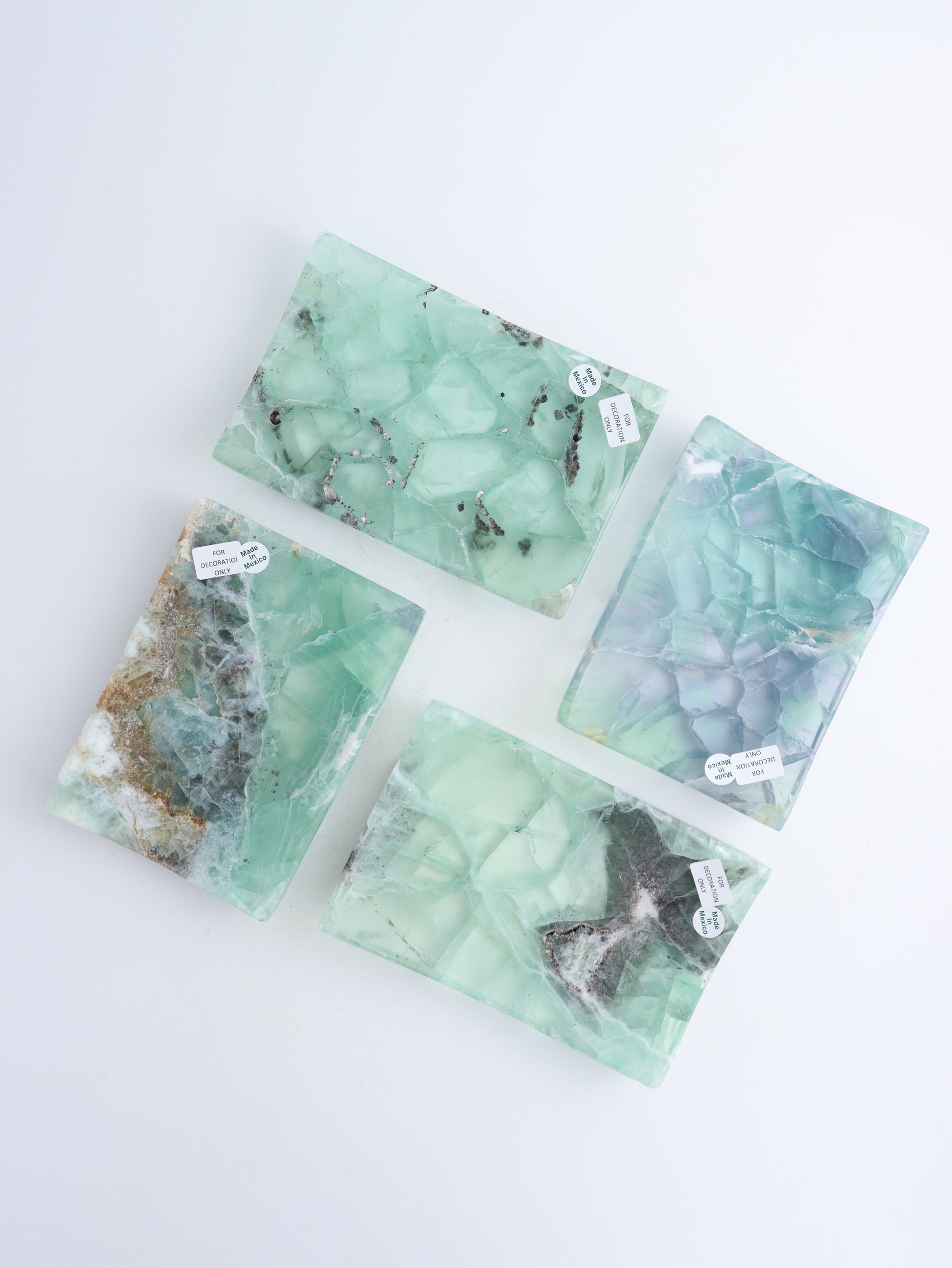 Fluorite Rectangle Plates - Expert Wholesale and Supplier of Wholesale Crystals & Bulk Gemstones, ["Fluorite","Mexico","plate"]
