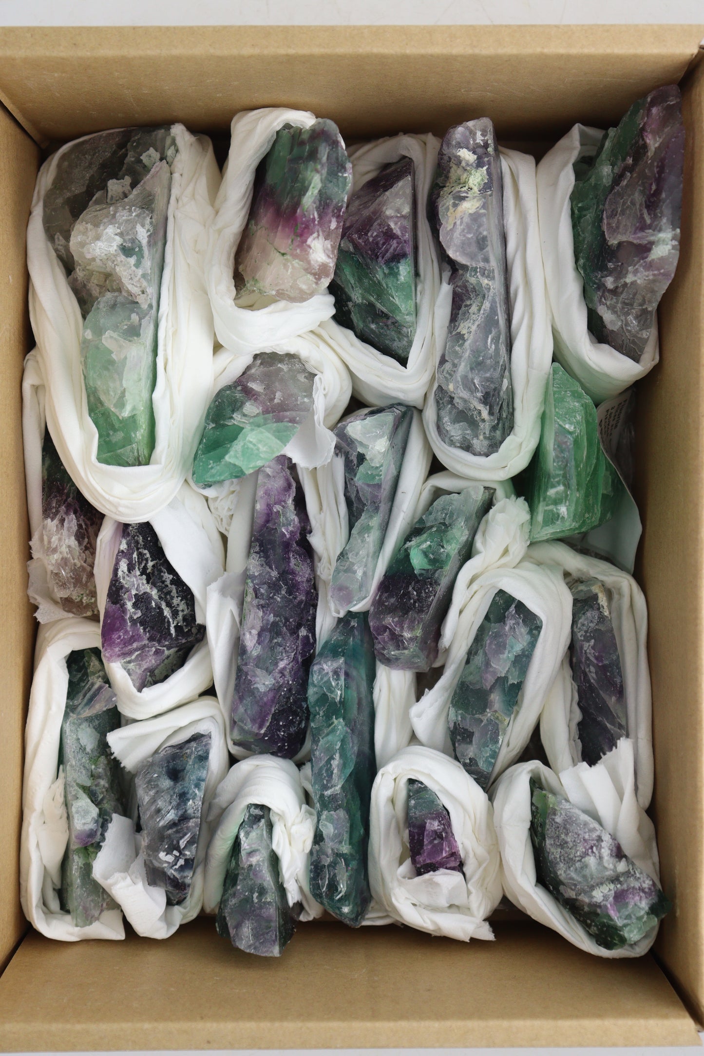 Fluorite Half Polished Flat - Expert Supplier of Wholesale Crystals & Bulk Gemstones