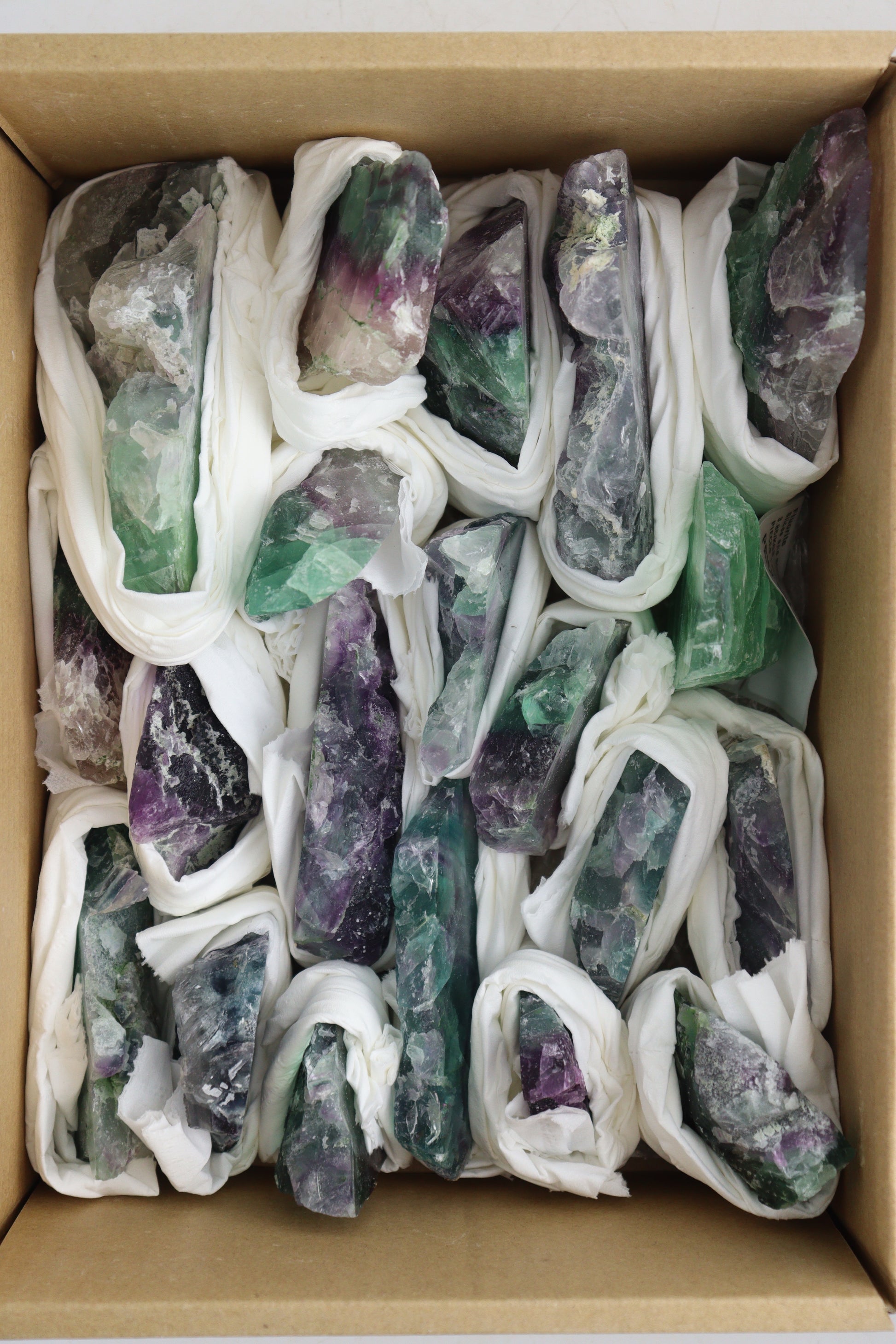Fluorite Half Polished Flat - Expert Supplier of Wholesale Crystals & Bulk Gemstones