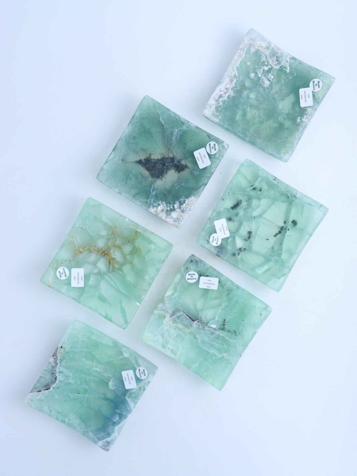 Fluorite Square Plates - Expert Wholesale and Supplier of Wholesale Crystals & Bulk Gemstones, ["Fluorite","Mexico","plate"]