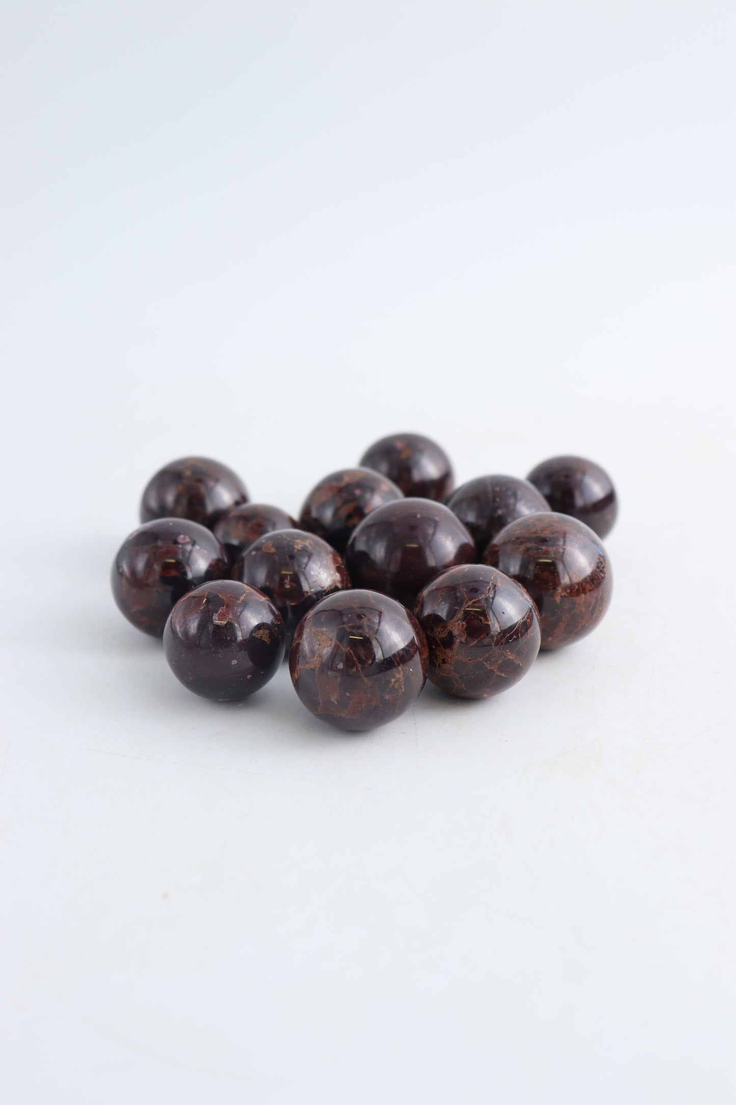 Garnet Mini Spheres - Expert Wholesale and Supplier of Wholesale Crystals & Bulk Gemstones, ["Garnet","Spheres"]