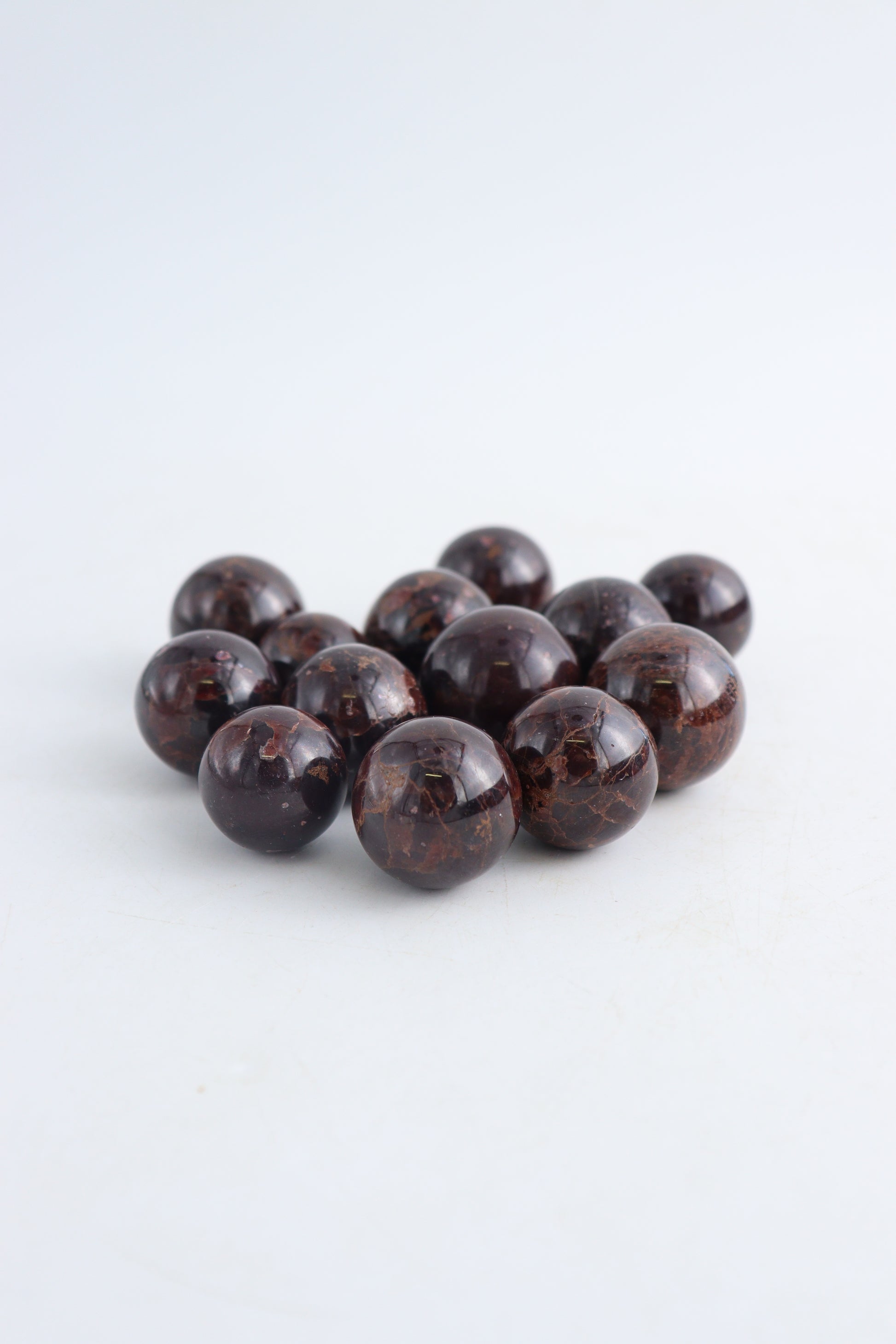 Garnet Mini Spheres - Expert Wholesale and Supplier of Wholesale Crystals & Bulk Gemstones, ["Garnet","Spheres"]