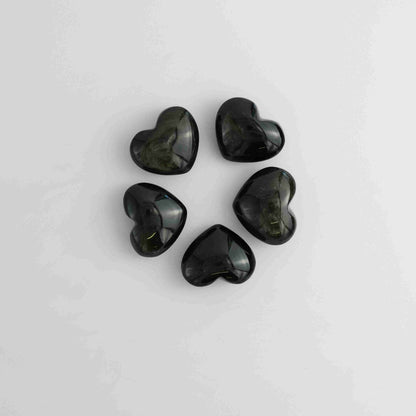Gold Sheen Obsidian Round Heart - Expert Wholesale and Supplier of Wholesale Crystals & Bulk Gemstones, ["Gold Sheen Obsidian","Hearts","Mexico"]