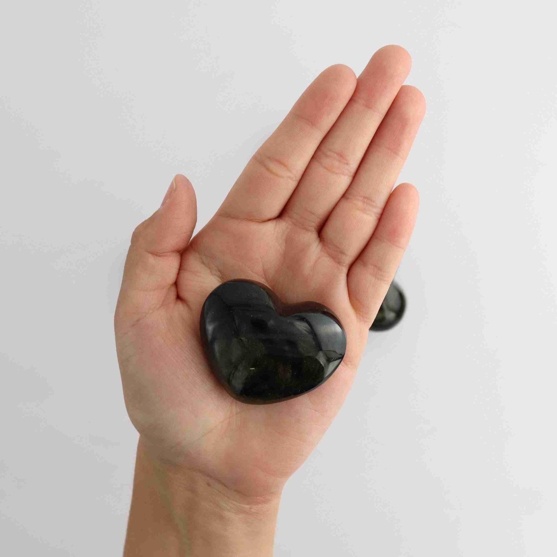 Gold Sheen Obsidian Round Heart - Expert Wholesale and Supplier of Wholesale Crystals & Bulk Gemstones, ["Gold Sheen Obsidian","Hearts","Mexico"]