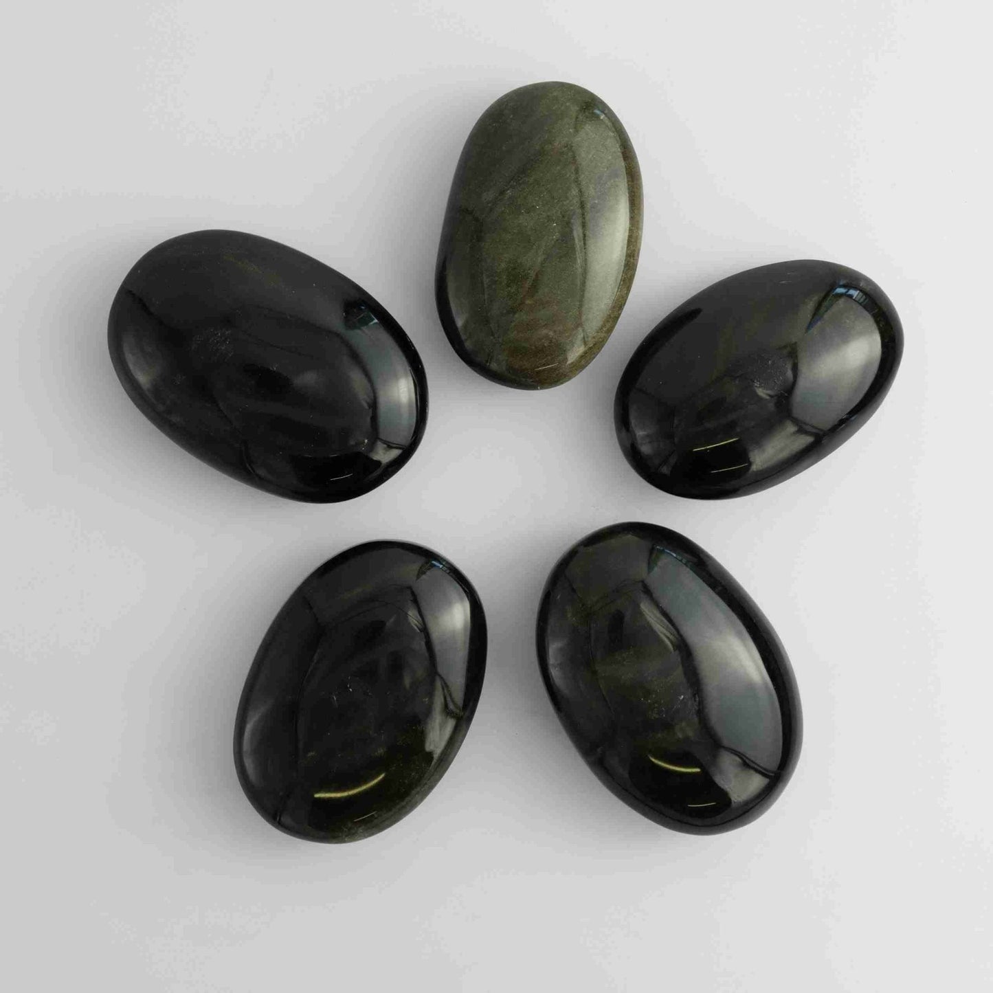 Gold Sheen Obsidian XL Palm Stone - Expert Supplier of Wholesale Crystals & Bulk Gemstones