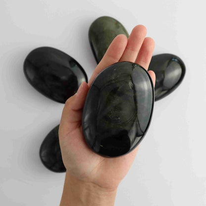 Gold Sheen Obsidian XL Palm Stone - Expert Supplier of Wholesale Crystals & Bulk Gemstones