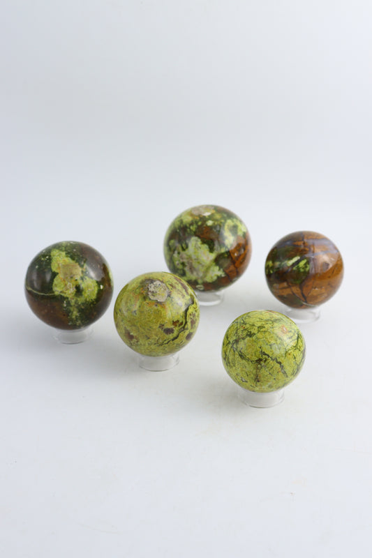 Green Opal Spheres